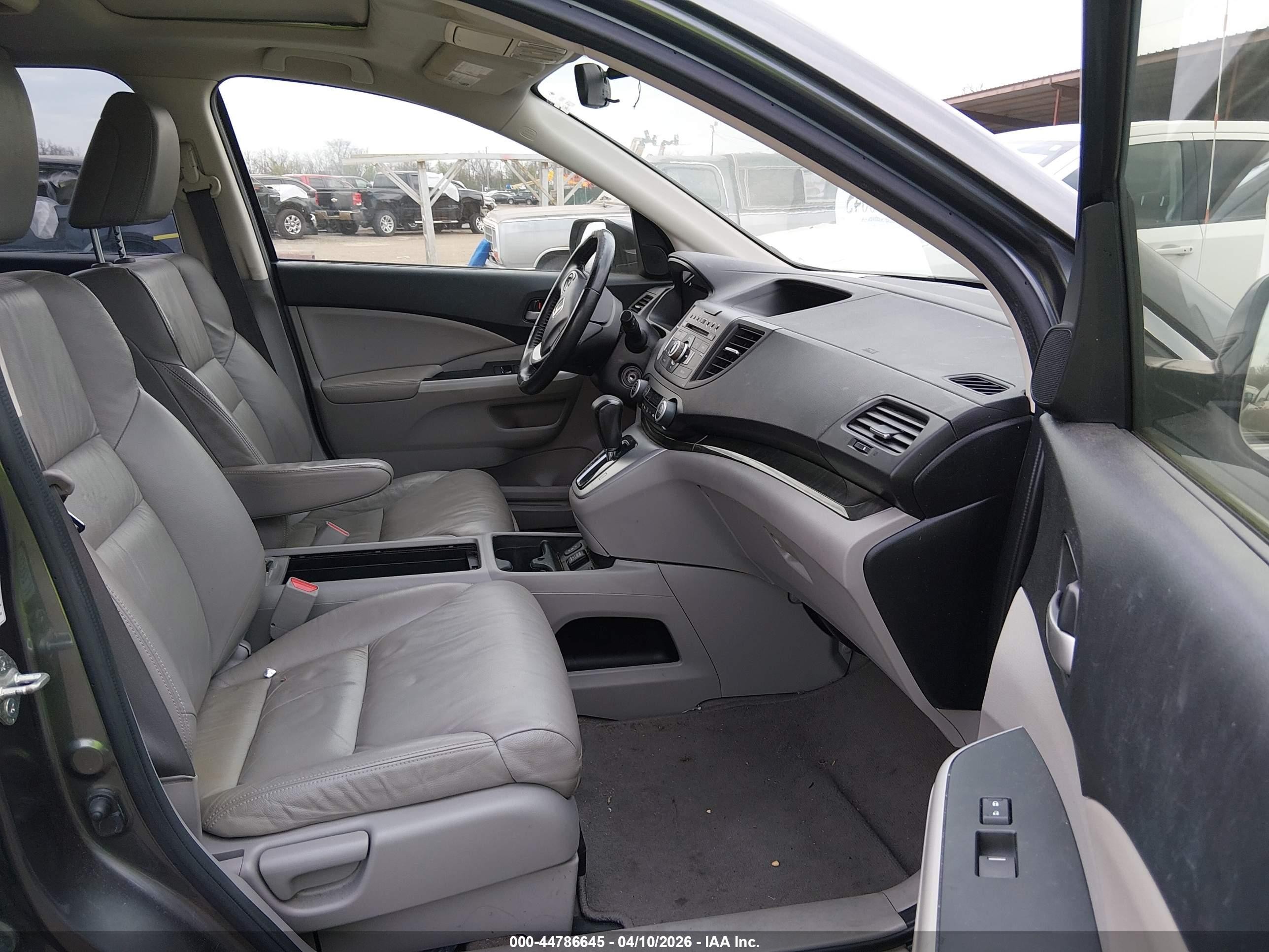 2012 Honda Cr-v Ex-l Gray vin: JHLRM4H74CC014610