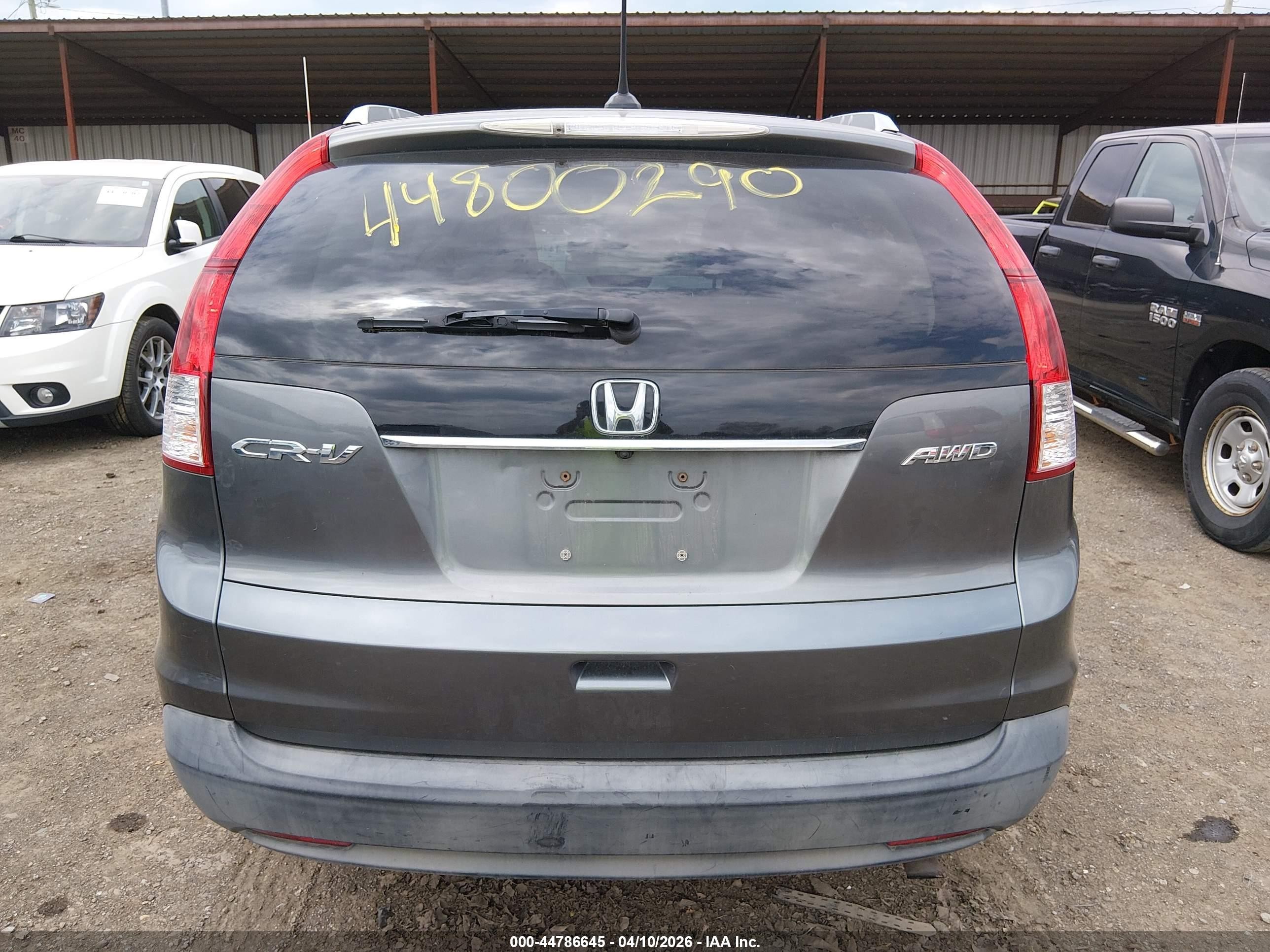 2012 Honda Cr-v Ex-l Gray vin: JHLRM4H74CC014610