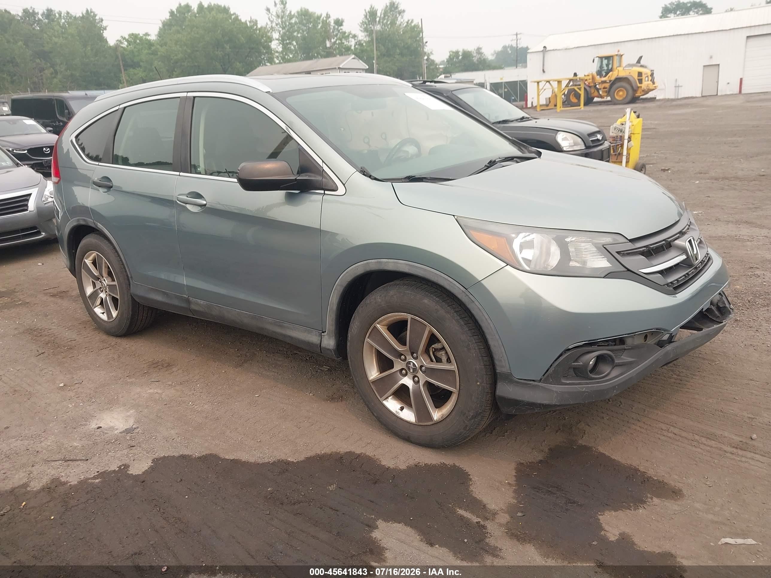 2012 Honda Cr-v Ex-l Green vin: JHLRM4H74CC020309