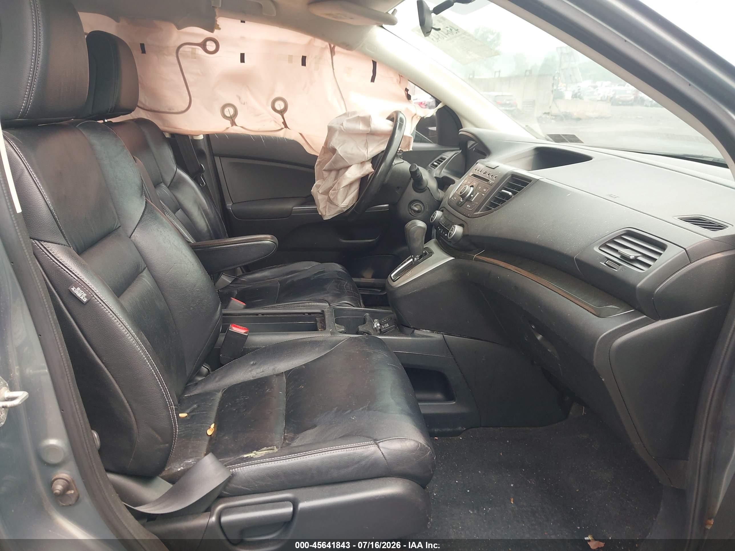 2012 Honda Cr-v Ex-l Green vin: JHLRM4H74CC020309