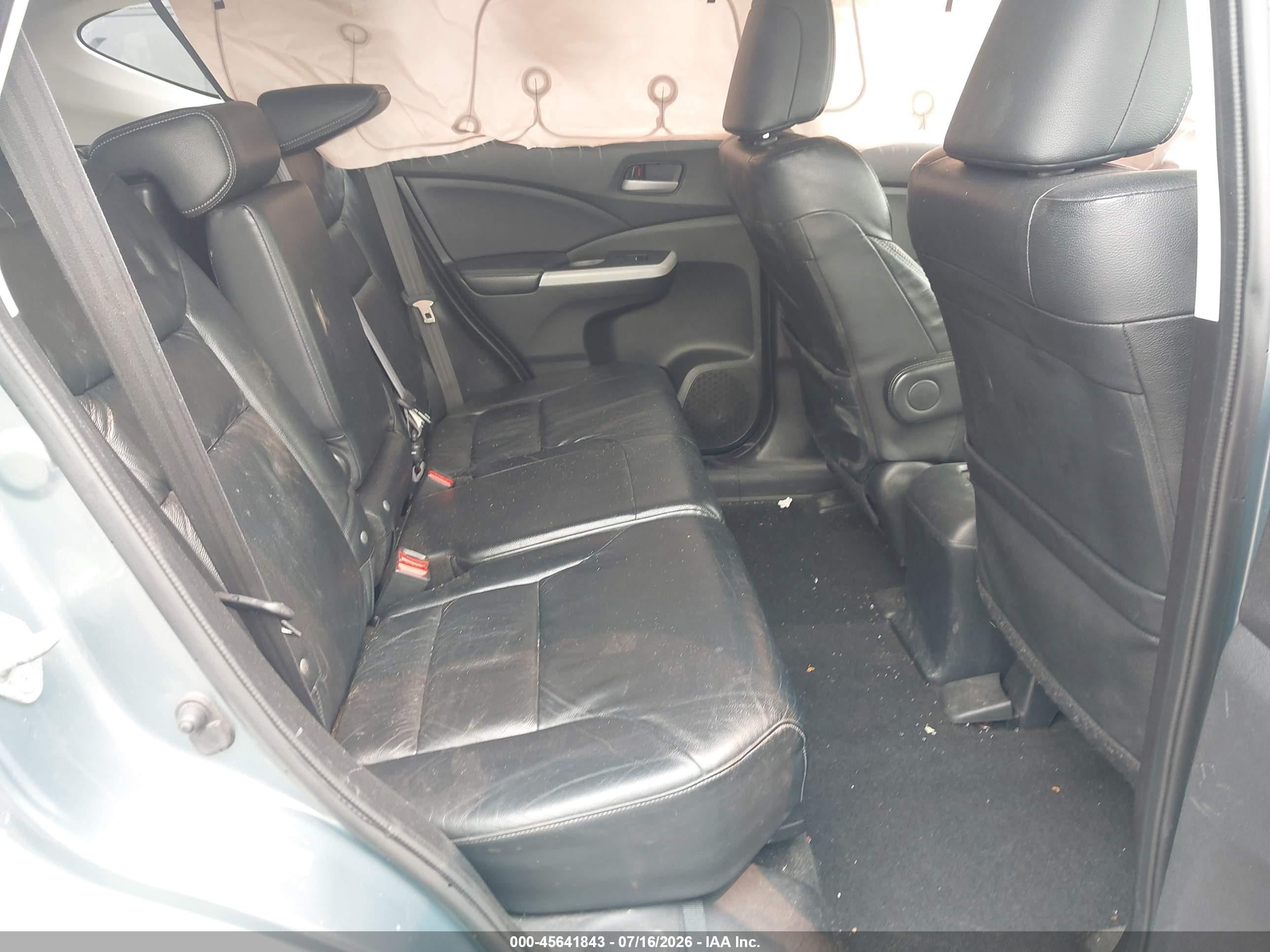 2012 Honda Cr-v Ex-l Green vin: JHLRM4H74CC020309
