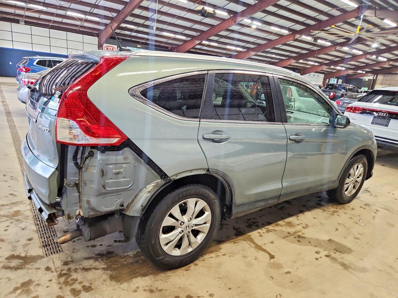 2012 Honda Cr-v Exl Green vin: JHLRM4H75CC005740