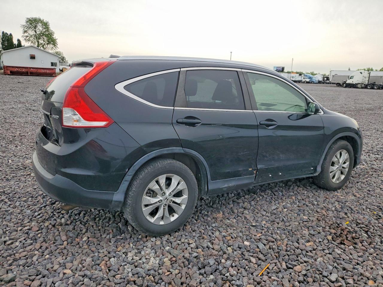 2012 Honda Cr-v Exl Black vin: JHLRM4H75CC010257