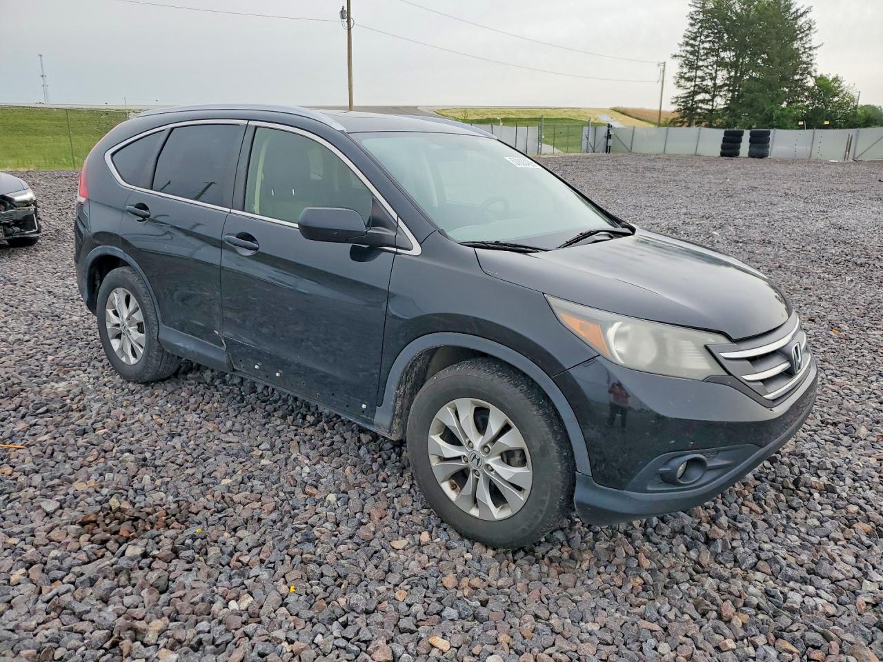 2012 Honda Cr-v Exl Black vin: JHLRM4H75CC010257