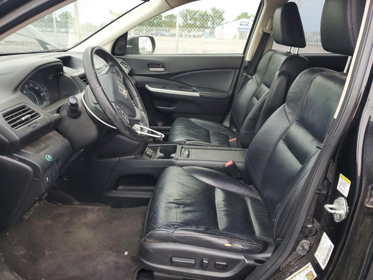 2012 Honda Cr-v Exl Black vin: JHLRM4H75CC010257