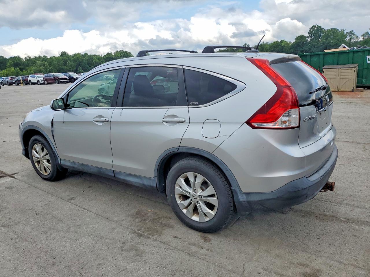 2012 Honda Cr-v Exl Silver vin: JHLRM4H75CC010629