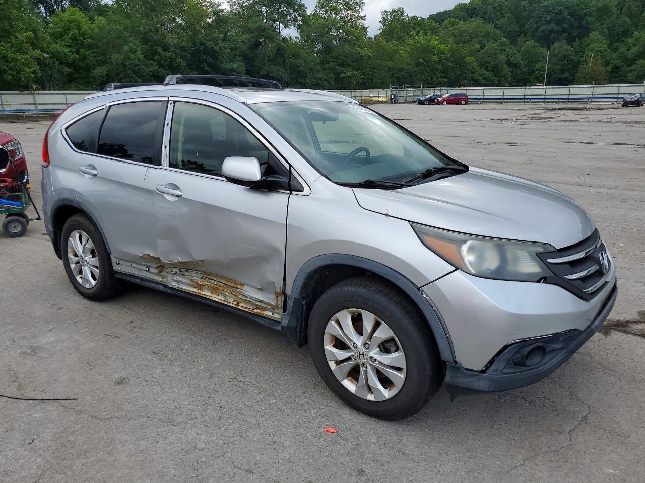 2012 Honda Cr-v Exl Silver vin: JHLRM4H75CC010629