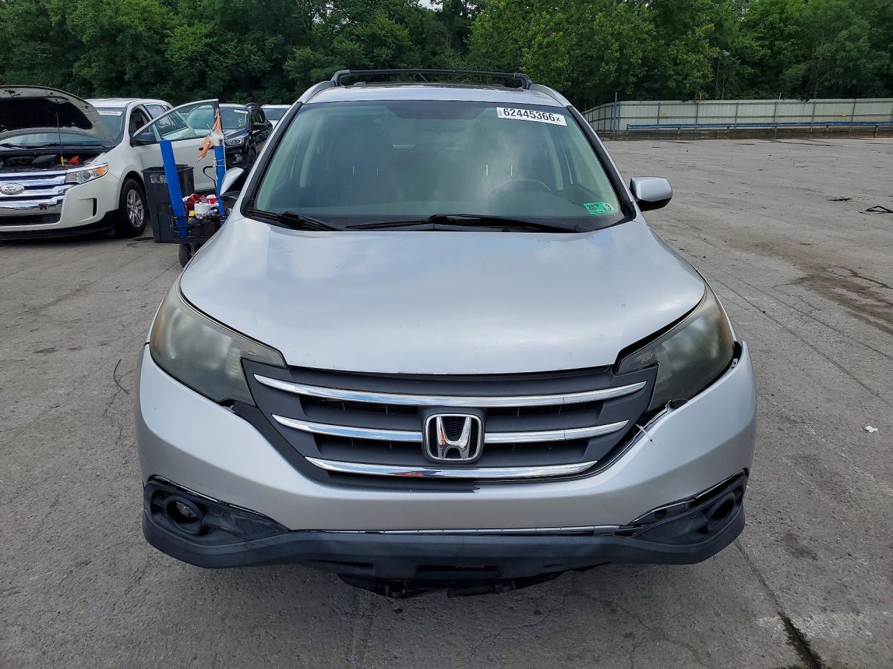2012 Honda Cr-v Exl Silver vin: JHLRM4H75CC010629