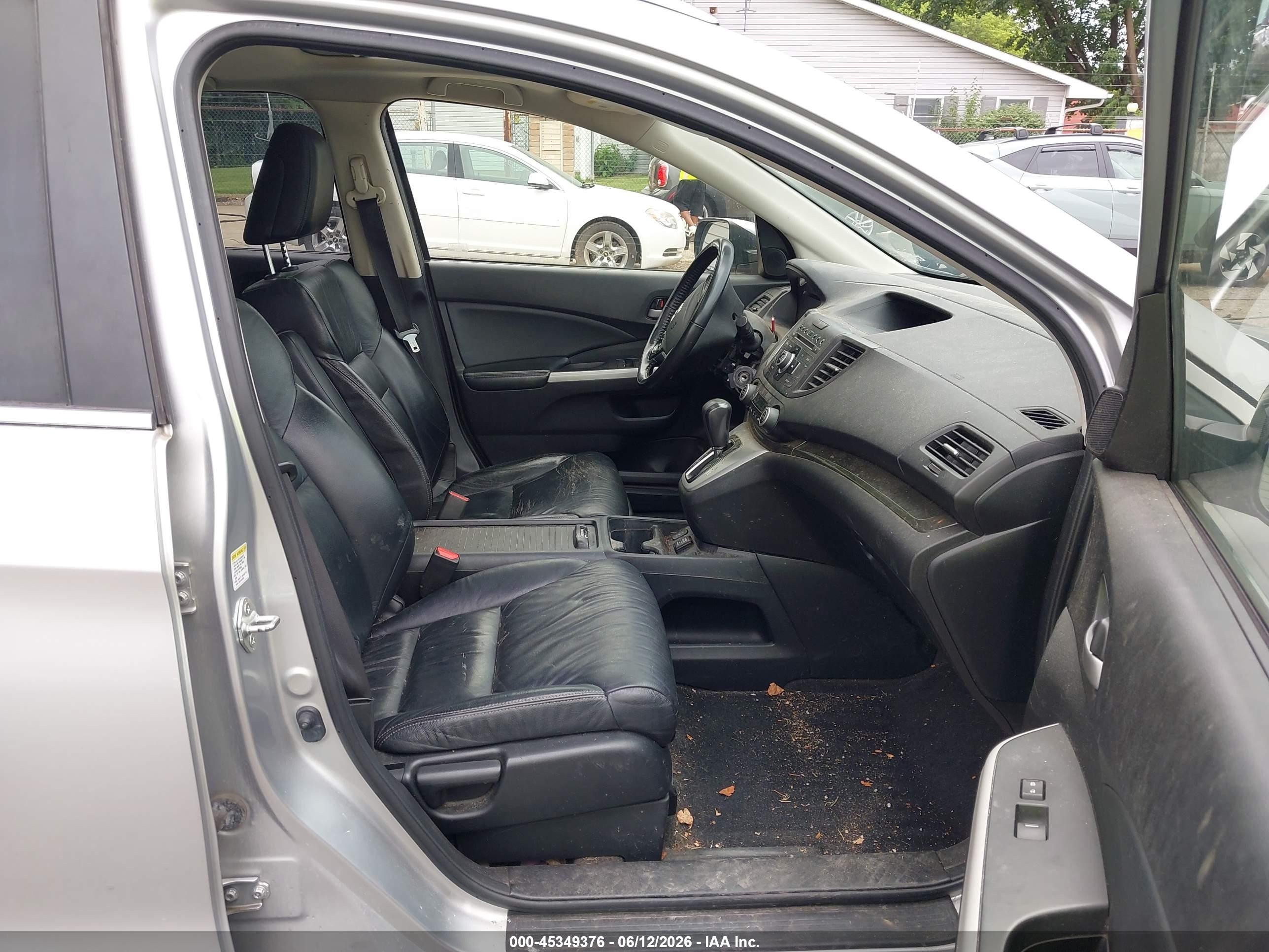 2012 Honda Cr-v Ex-l Серебряный vin: JHLRM4H75CC019332