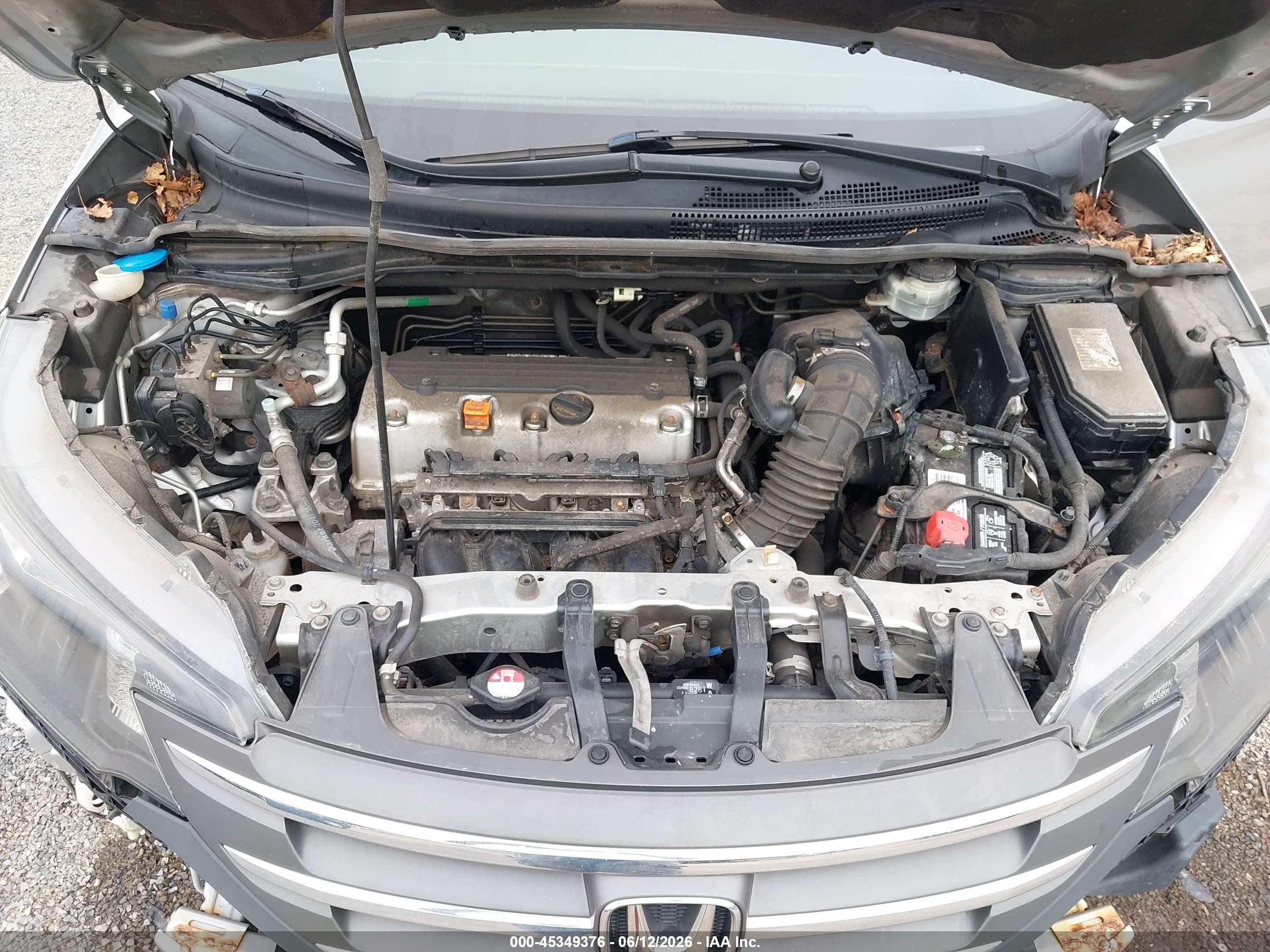 2012 Honda Cr-v Ex-l Серебряный vin: JHLRM4H75CC019332