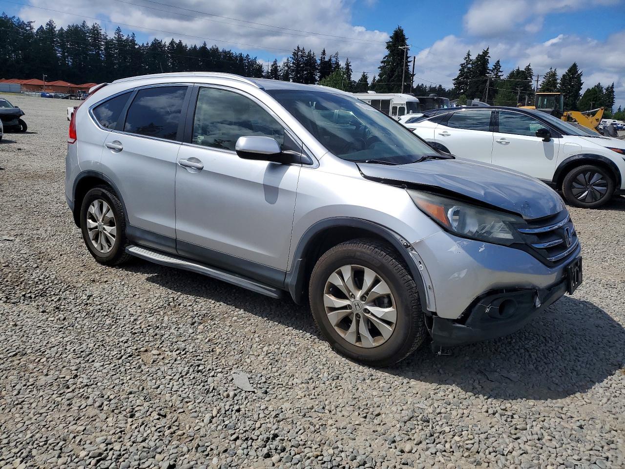 2012 Honda Cr-v Exl Silver vin: JHLRM4H75CC019878