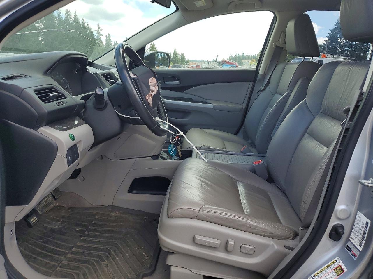 2012 Honda Cr-v Exl Silver vin: JHLRM4H75CC019878