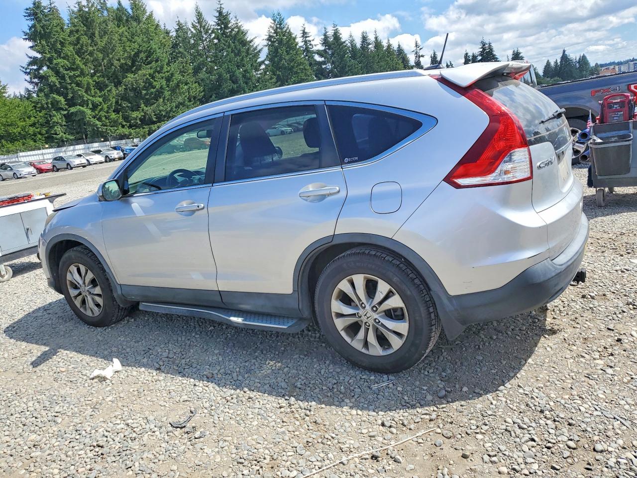 2012 Honda Cr-v Exl Silver vin: JHLRM4H75CC019878