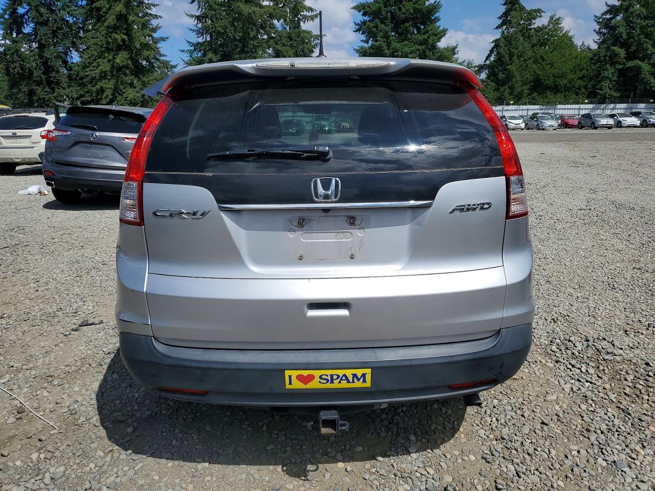 2012 Honda Cr-v Exl Silver vin: JHLRM4H75CC019878