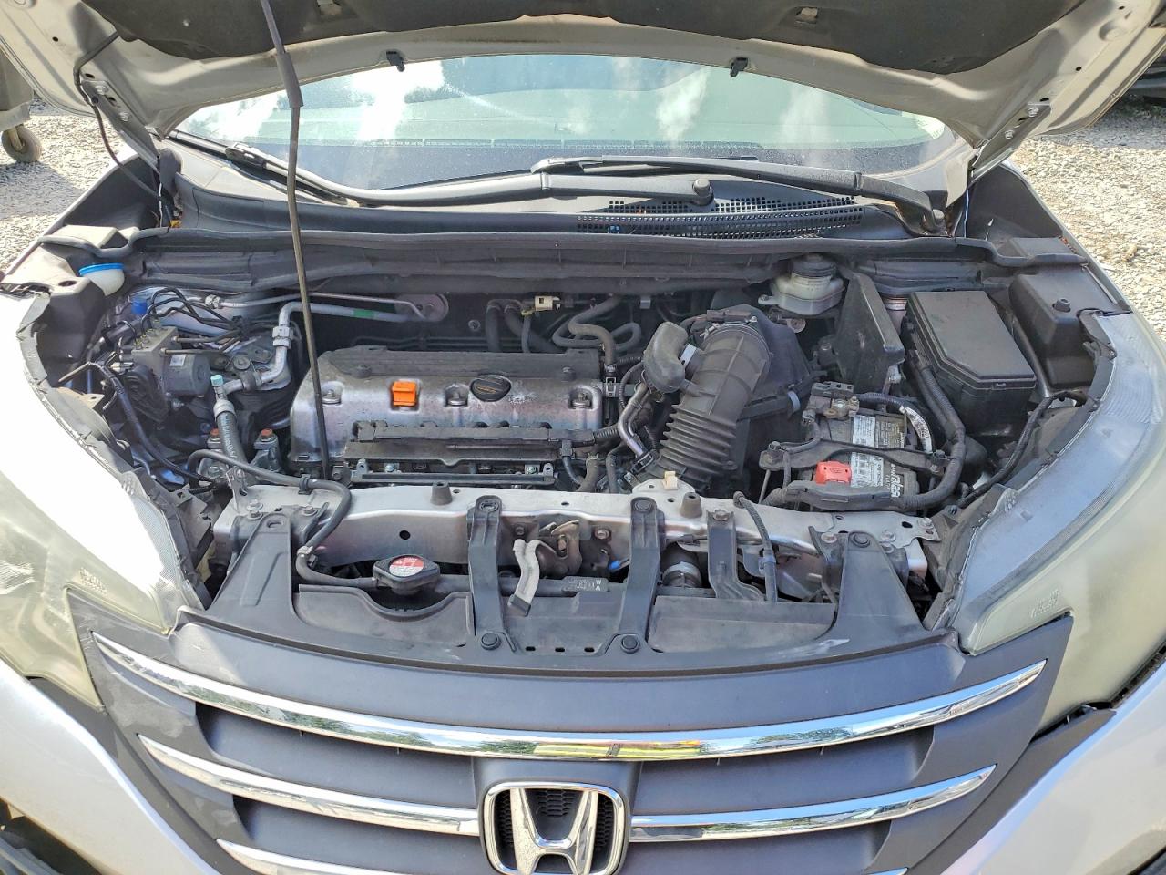 2012 Honda Cr-v Exl Silver vin: JHLRM4H75CC019878