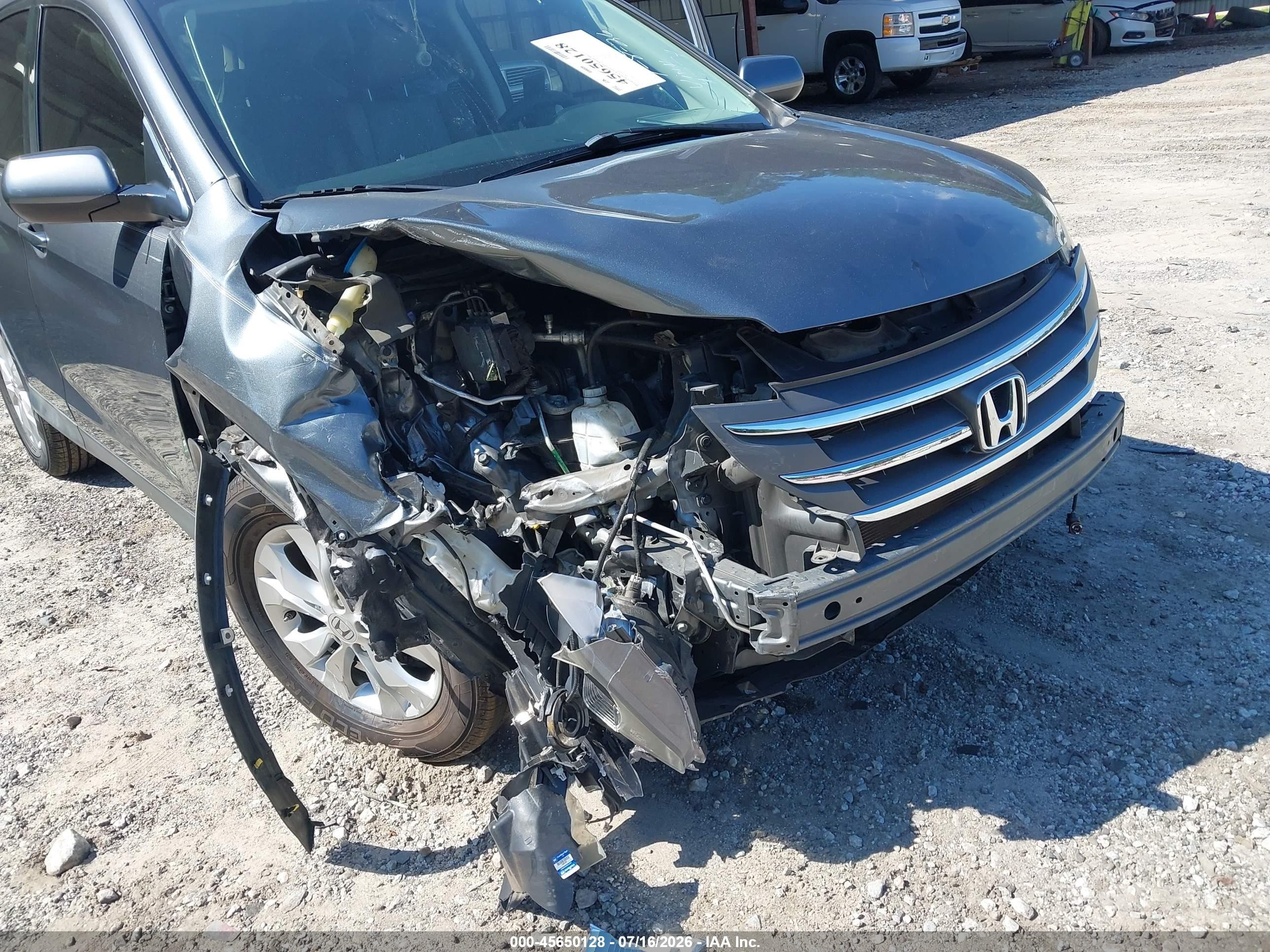 2012 Honda Cr-v Ex-l Серый vin: JHLRM4H76CC004774