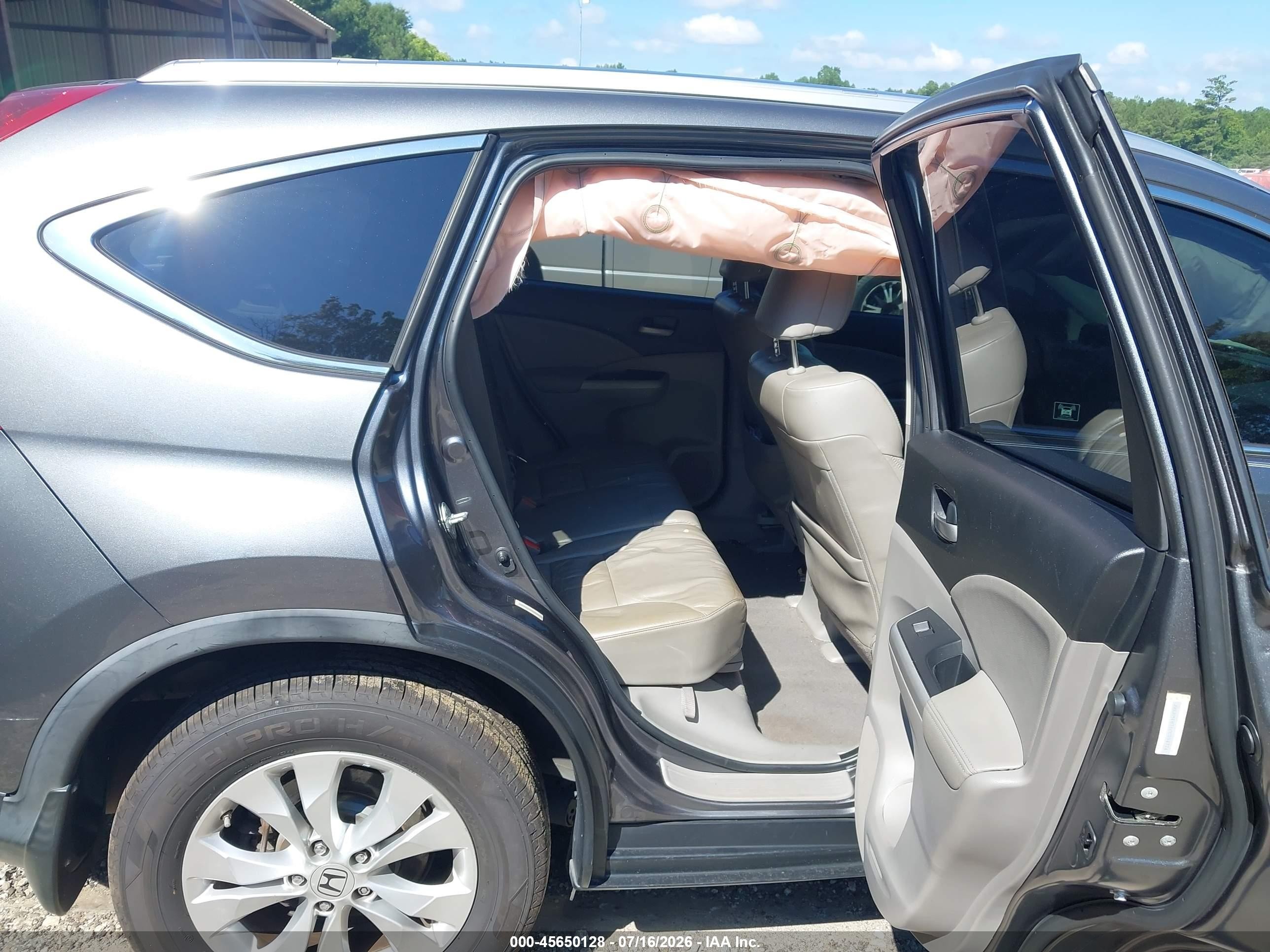 2012 Honda Cr-v Ex-l Серый vin: JHLRM4H76CC004774