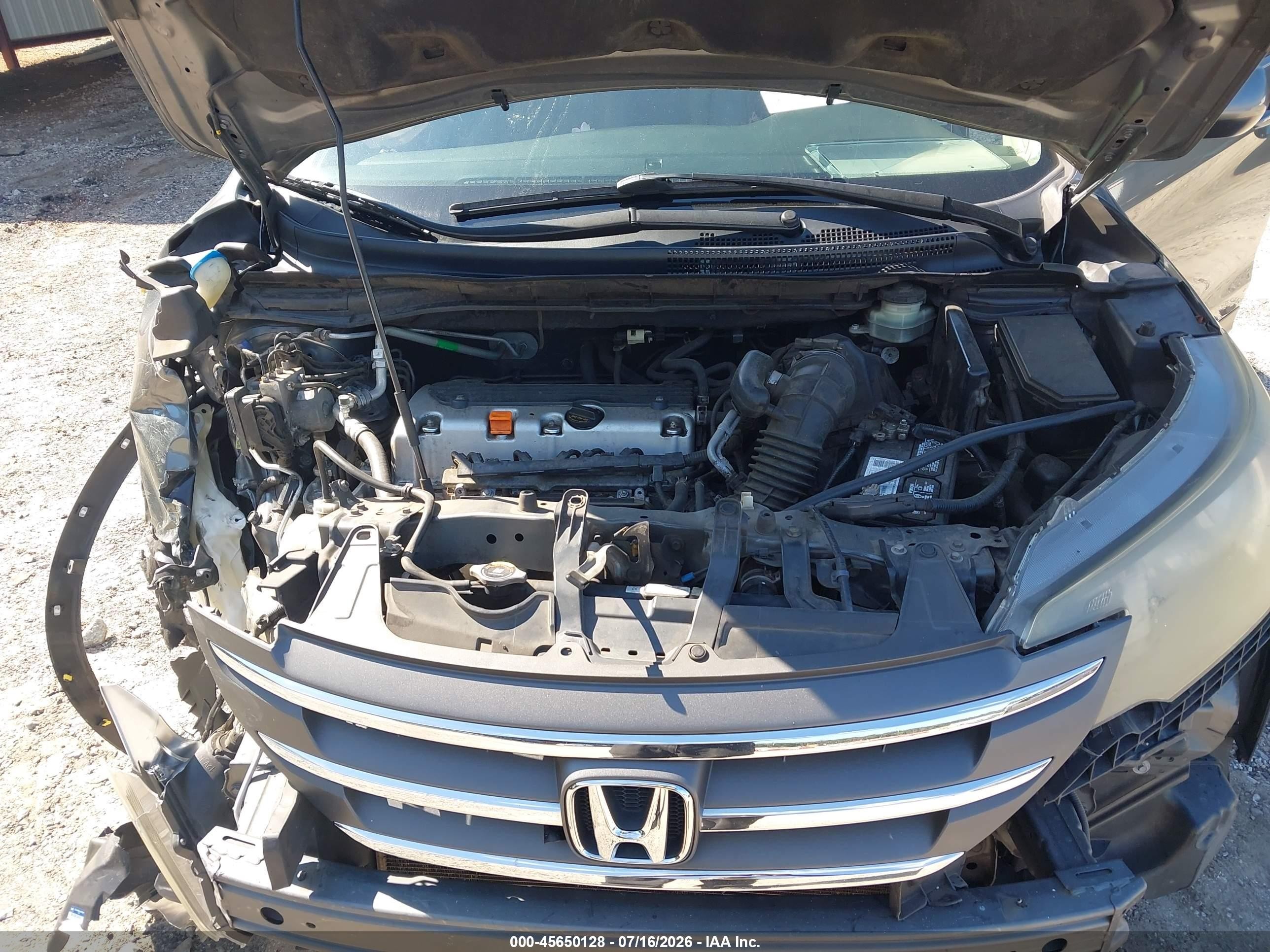 2012 Honda Cr-v Ex-l Серый vin: JHLRM4H76CC004774