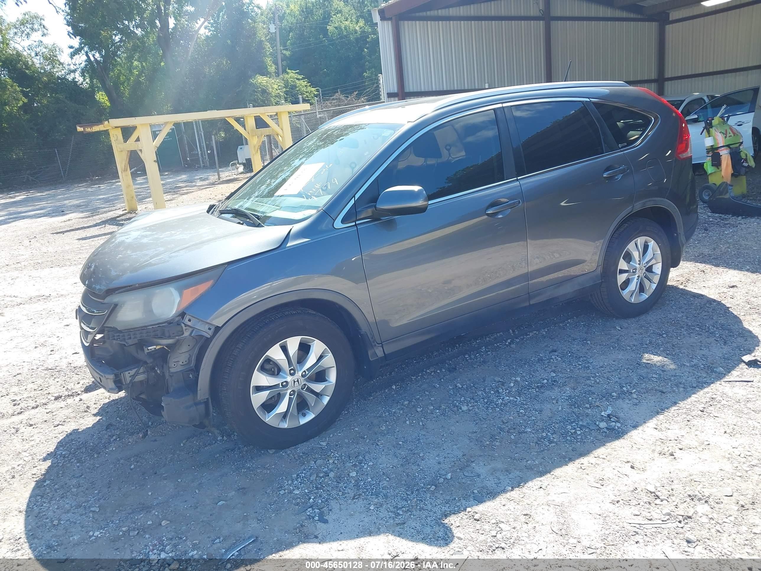 2012 Honda Cr-v Ex-l Серый vin: JHLRM4H76CC004774