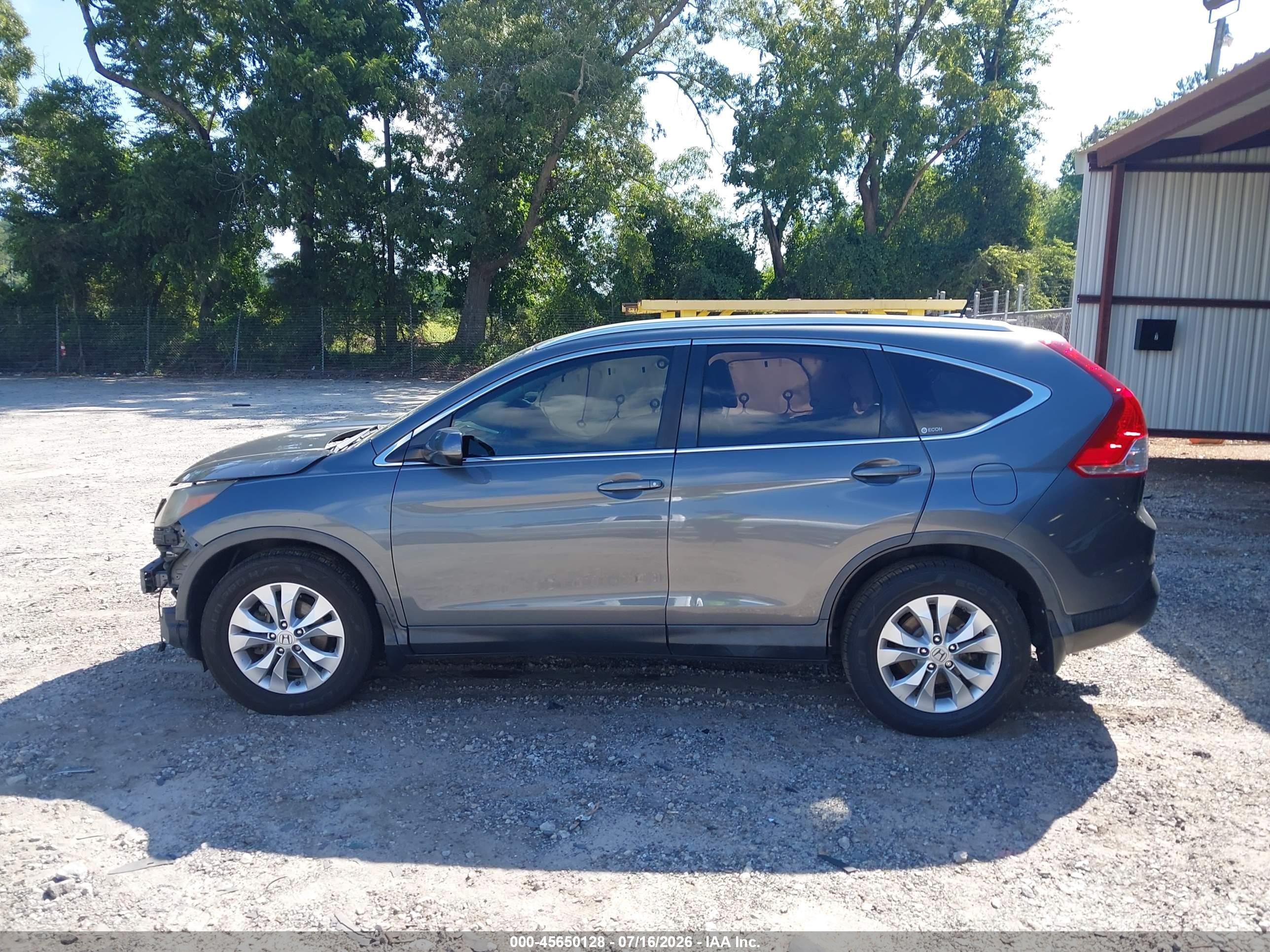 2012 Honda Cr-v Ex-l Серый vin: JHLRM4H76CC004774