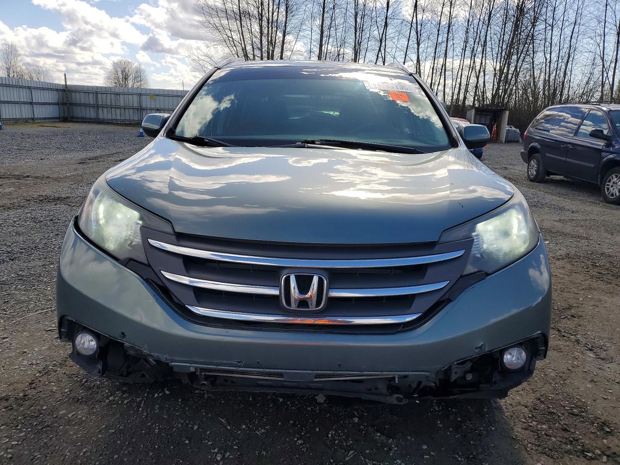 2012 Honda Cr-v Exl Turquoise vin: JHLRM4H76CC005746