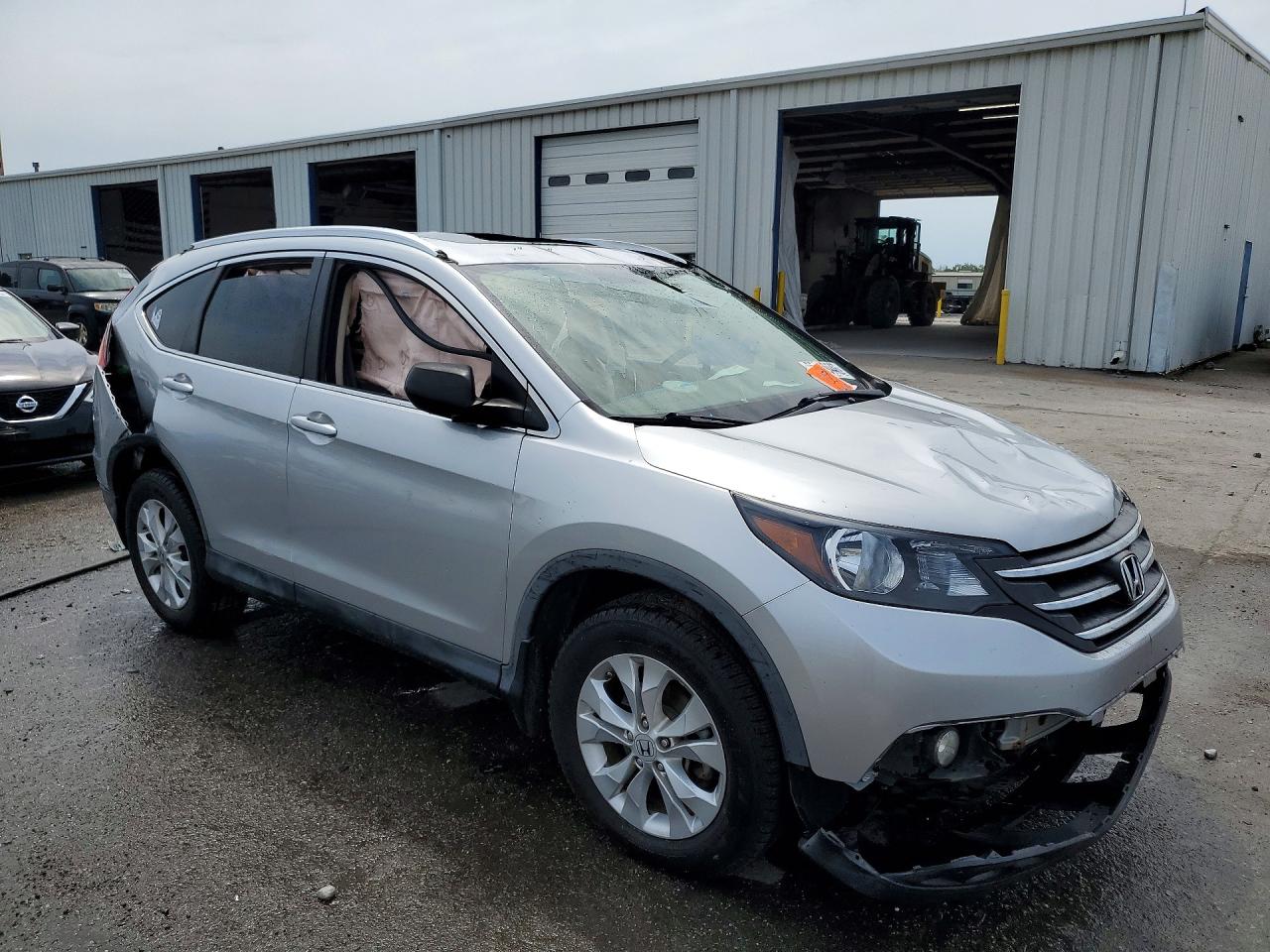 2012 Honda Cr-v Exl Silver vin: JHLRM4H76CC013247