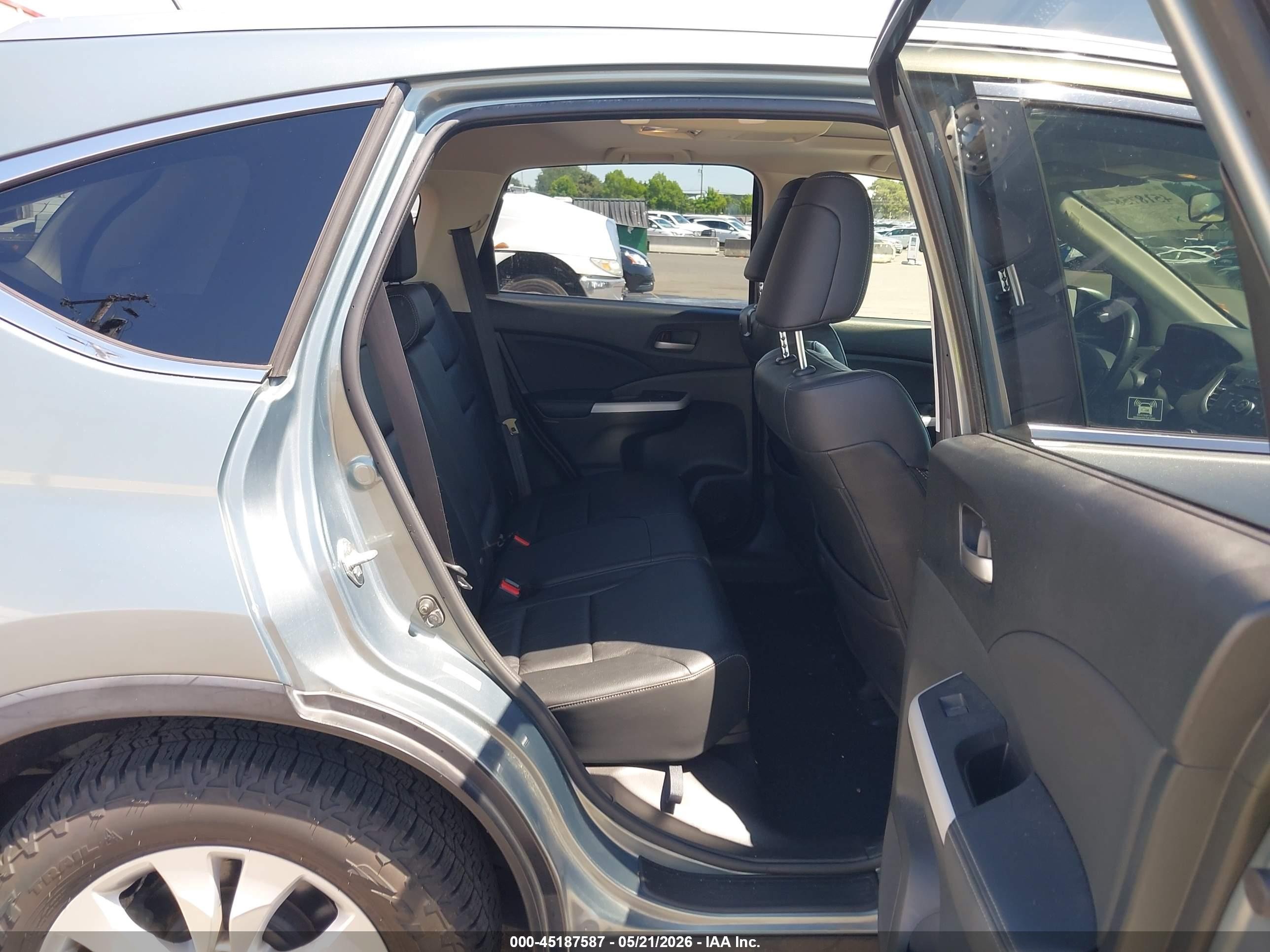 2012 Honda Cr-v Ex-l Teal vin: JHLRM4H76CC018979