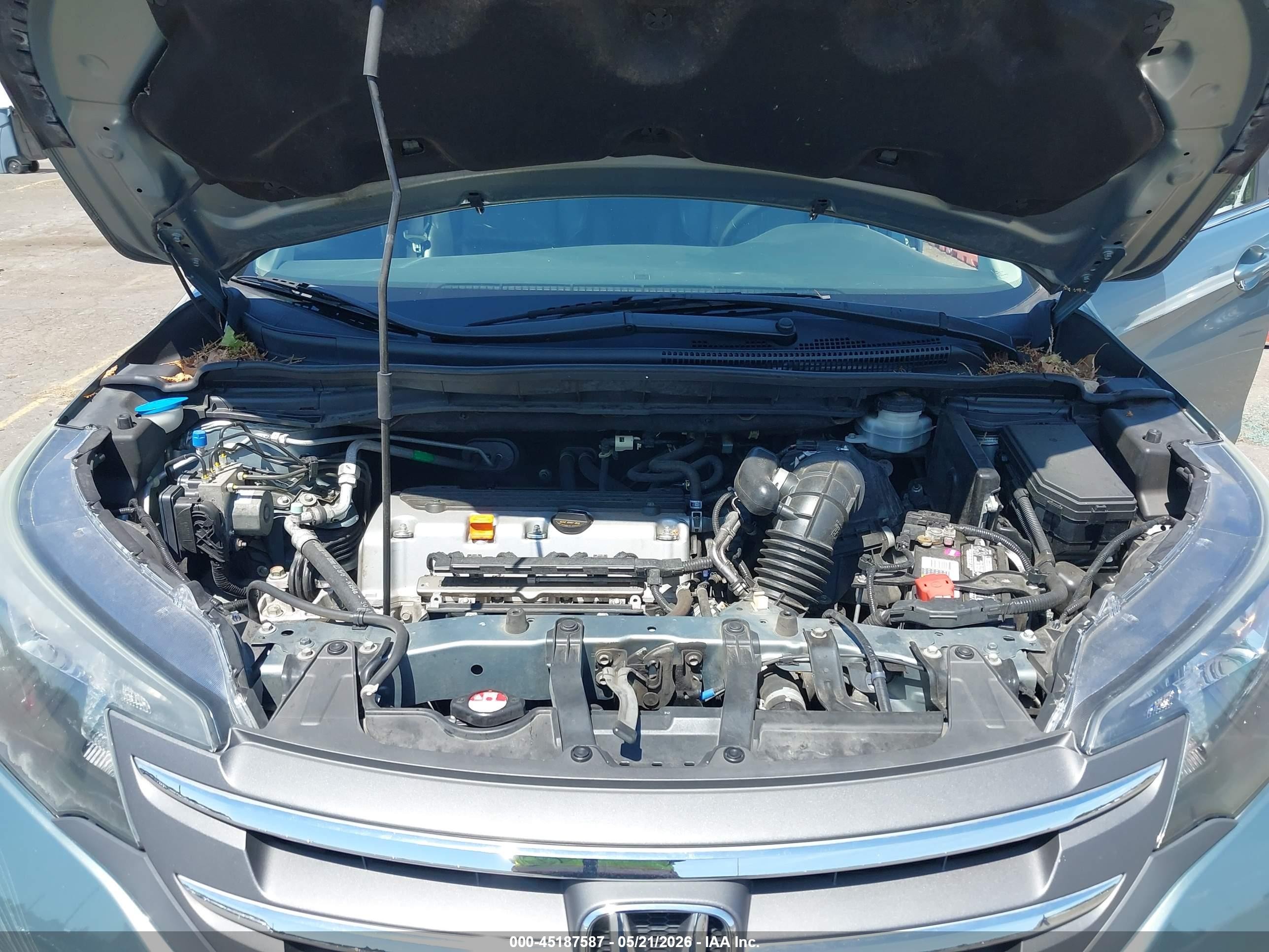 2012 Honda Cr-v Ex-l Teal vin: JHLRM4H76CC018979