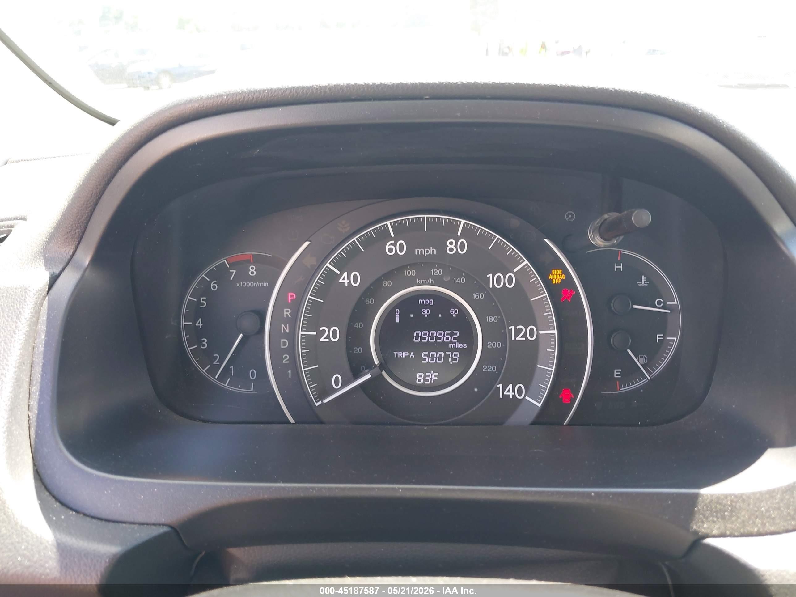 2012 Honda Cr-v Ex-l Teal vin: JHLRM4H76CC018979