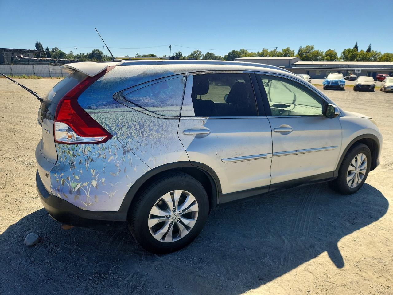 2012 Honda Cr-v Exl Silver vin: JHLRM4H76CC021395