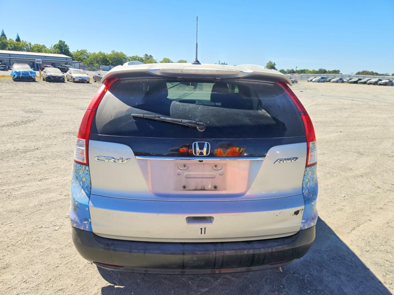 2012 Honda Cr-v Exl Silver vin: JHLRM4H76CC021395