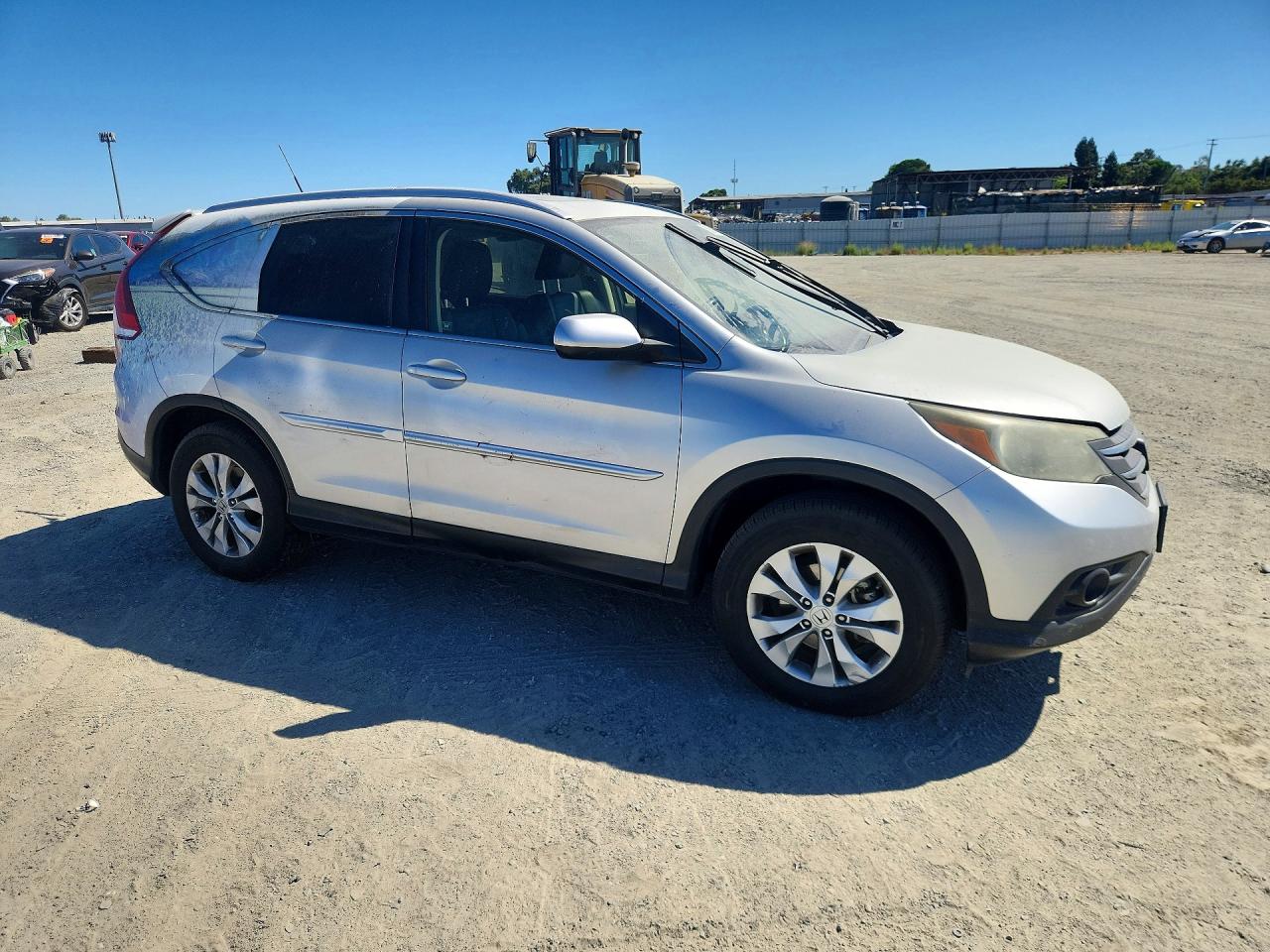 2012 Honda Cr-v Exl Silver vin: JHLRM4H76CC021395