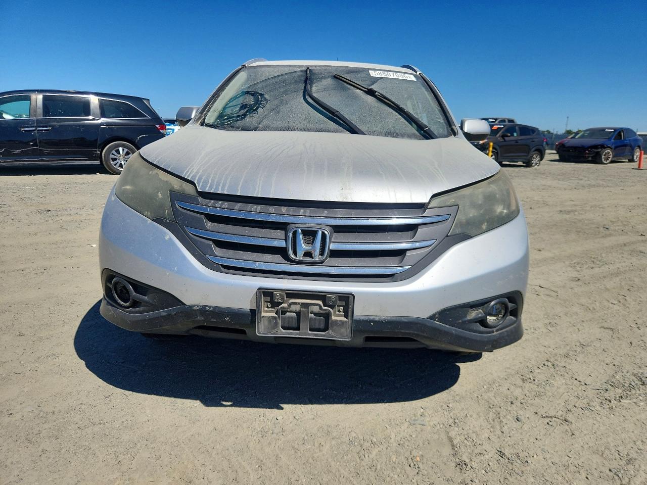 2012 Honda Cr-v Exl Silver vin: JHLRM4H76CC021395