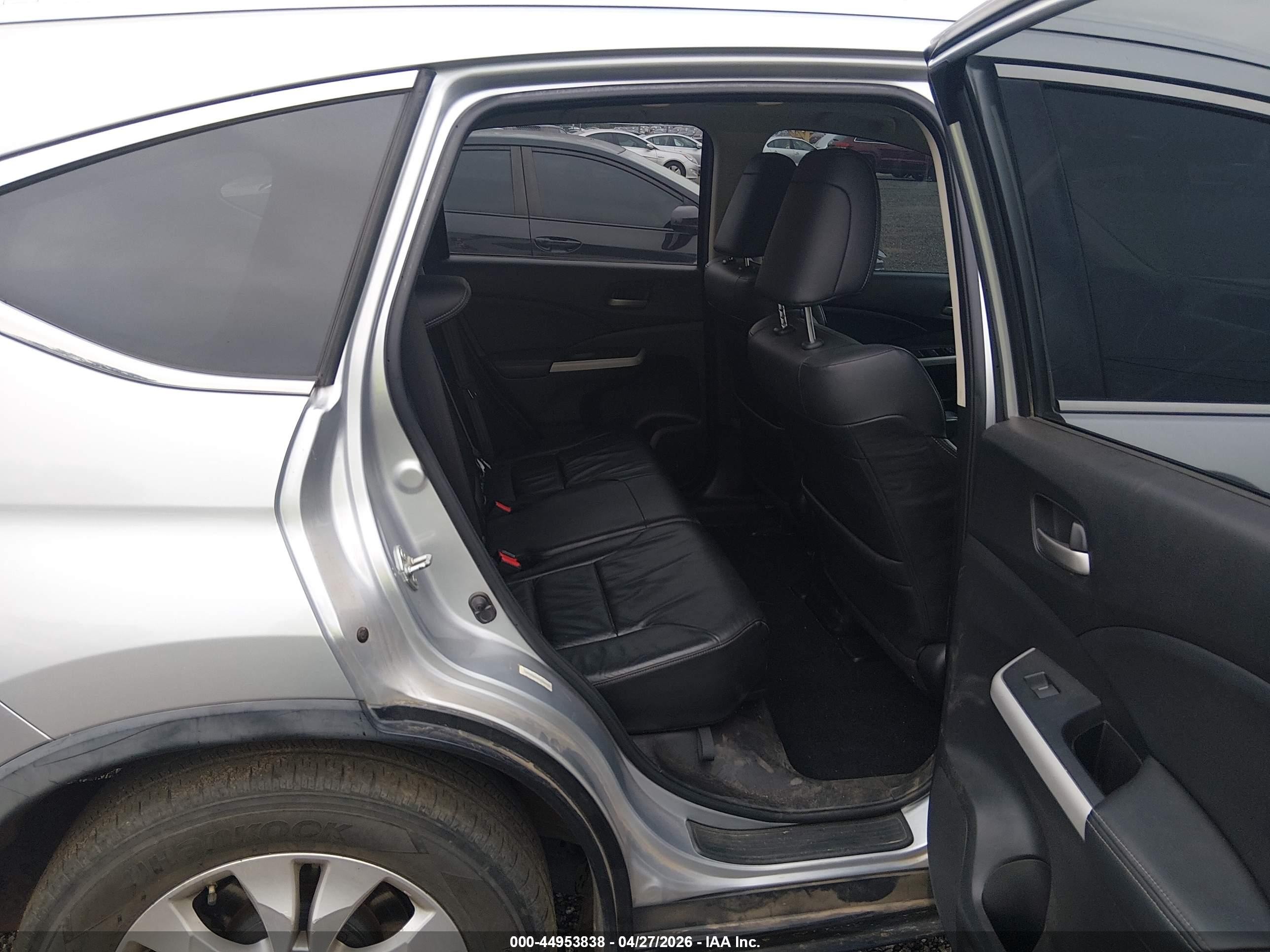 2012 Honda Cr-v Ex-l Silver vin: JHLRM4H76CC022336