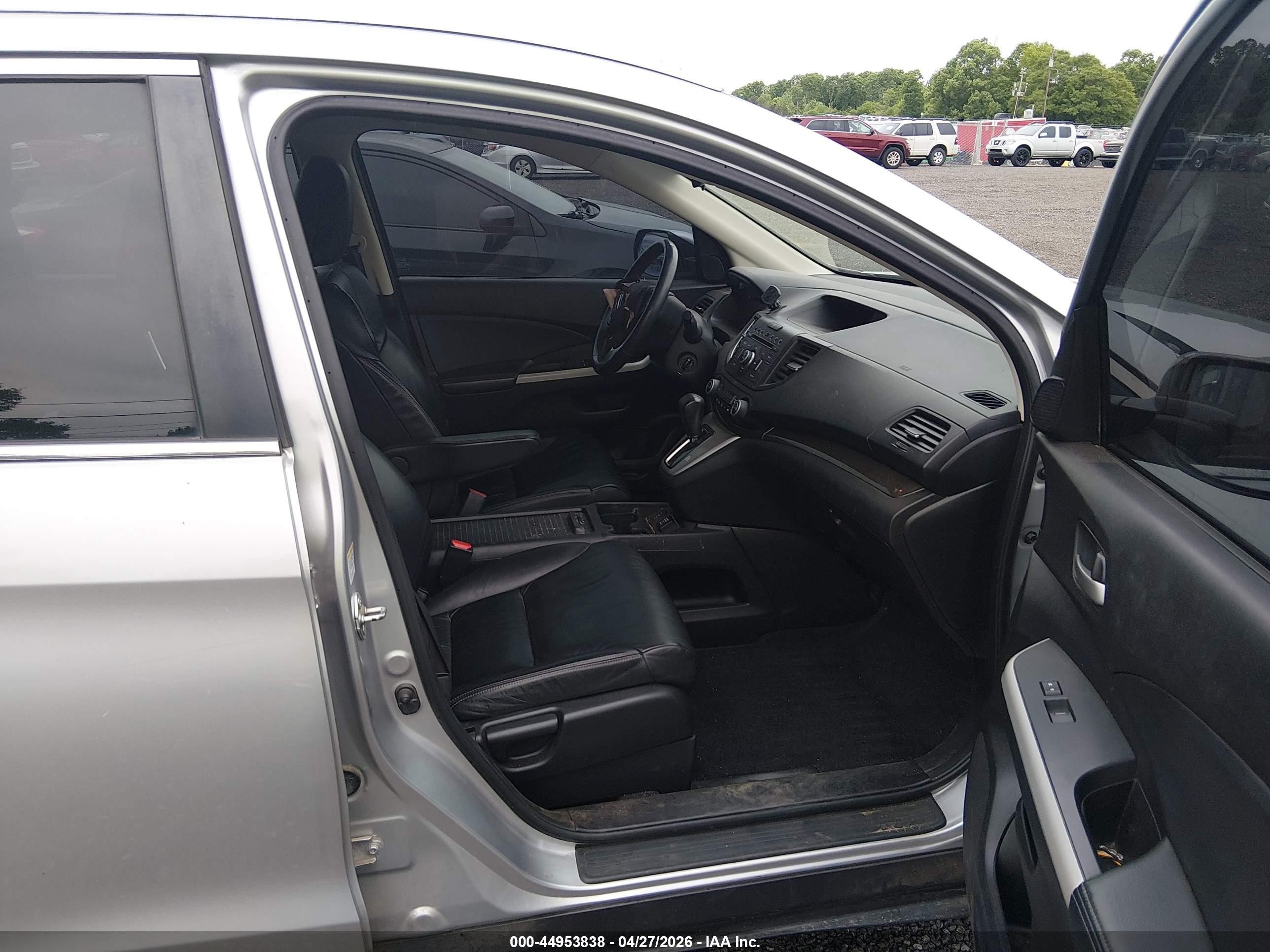 2012 Honda Cr-v Ex-l Silver vin: JHLRM4H76CC022336