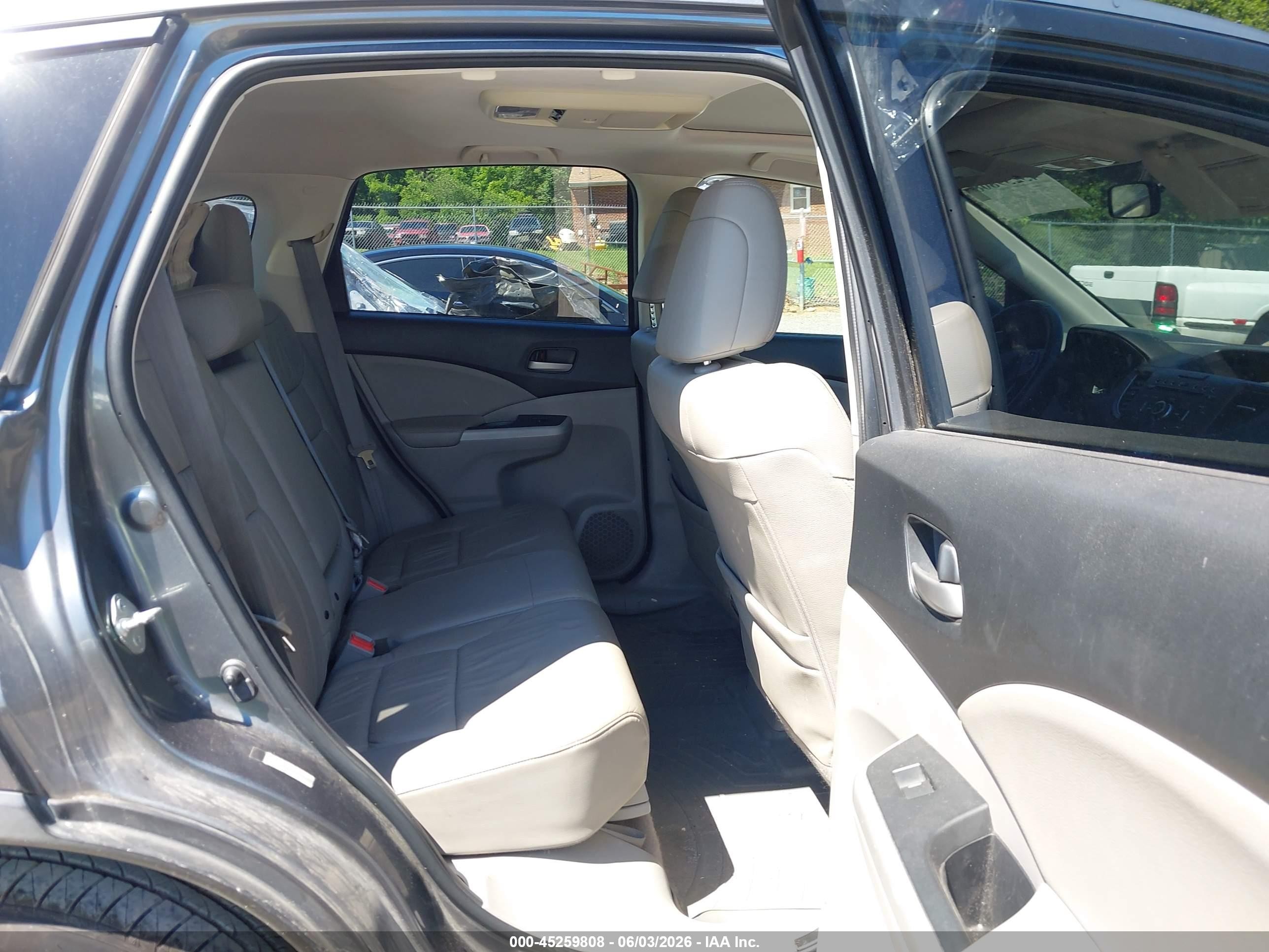 2012 Honda Cr-v Ex-l Gray vin: JHLRM4H76CC028041