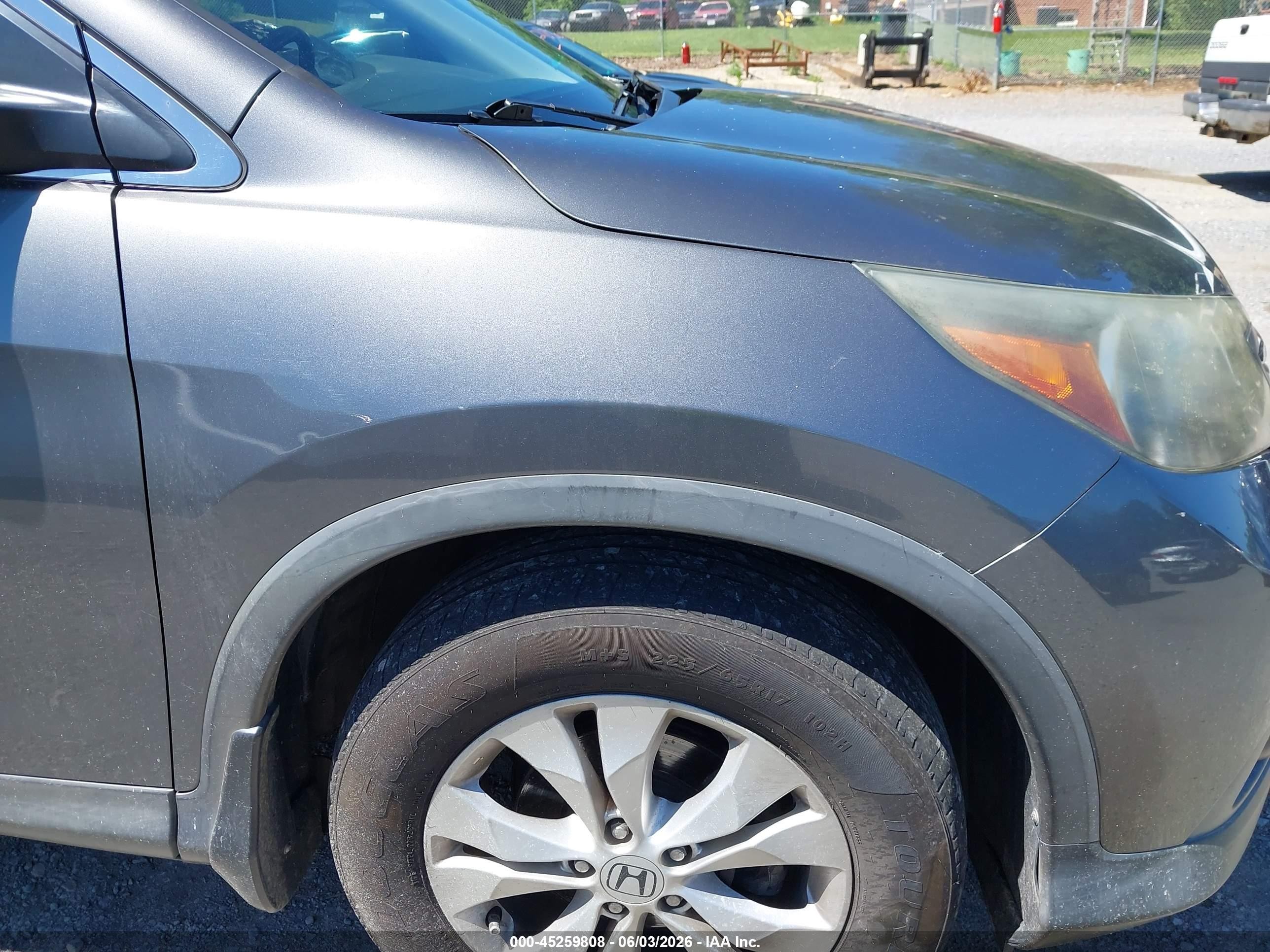 2012 Honda Cr-v Ex-l Gray vin: JHLRM4H76CC028041