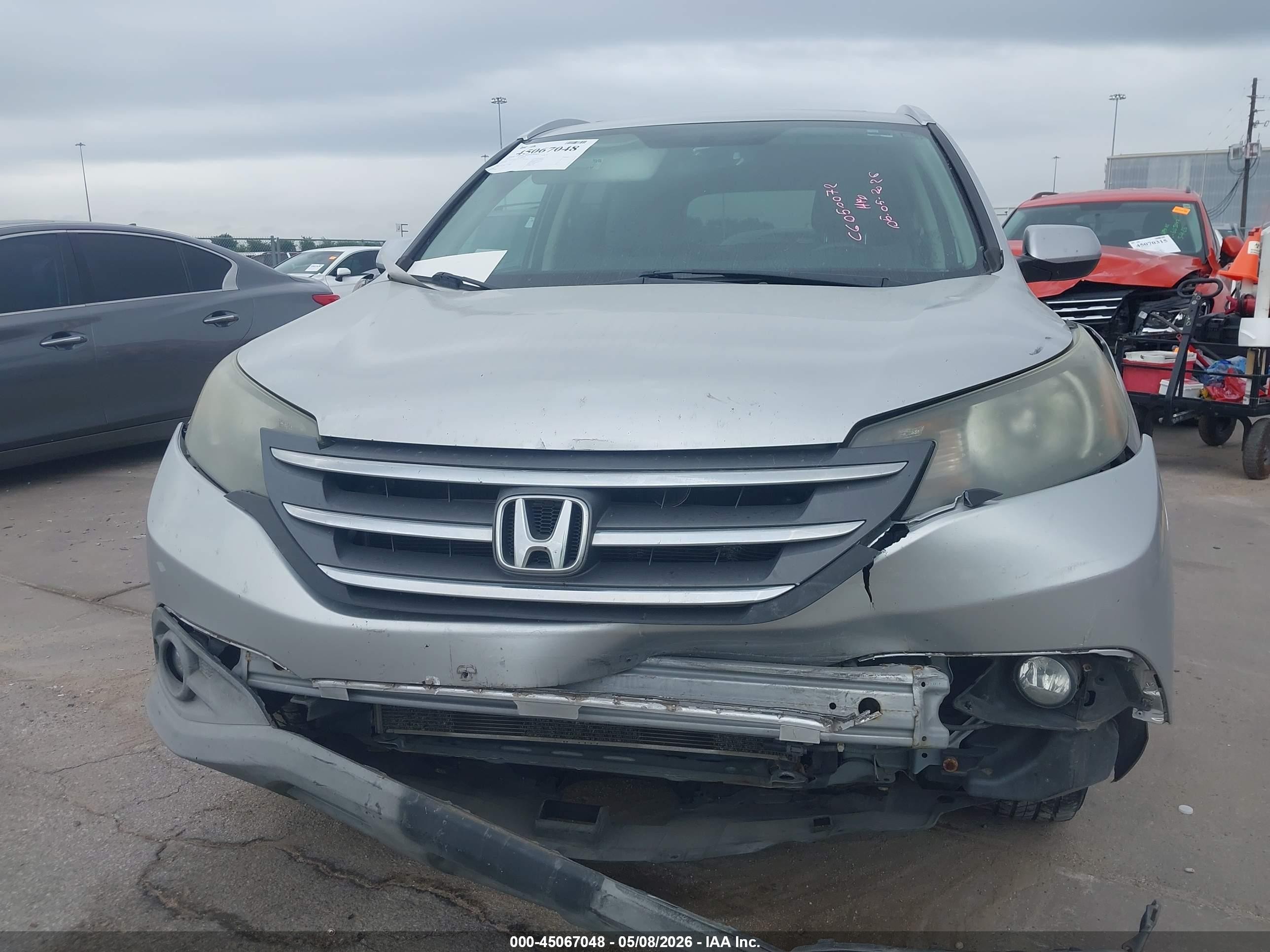 2012 Honda Cr-v Ex-l Silver vin: JHLRM4H77CC001382