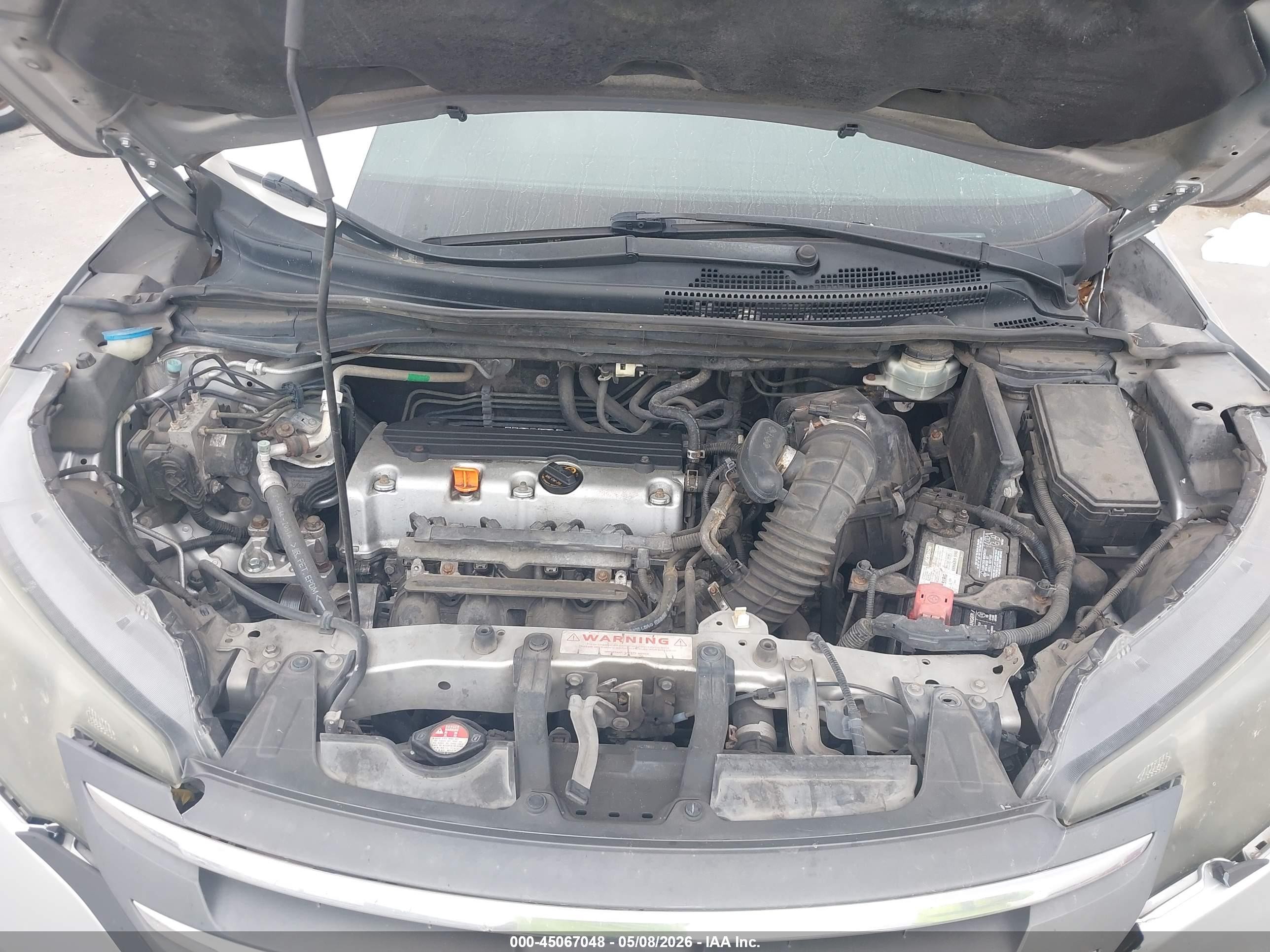 2012 Honda Cr-v Ex-l Silver vin: JHLRM4H77CC001382