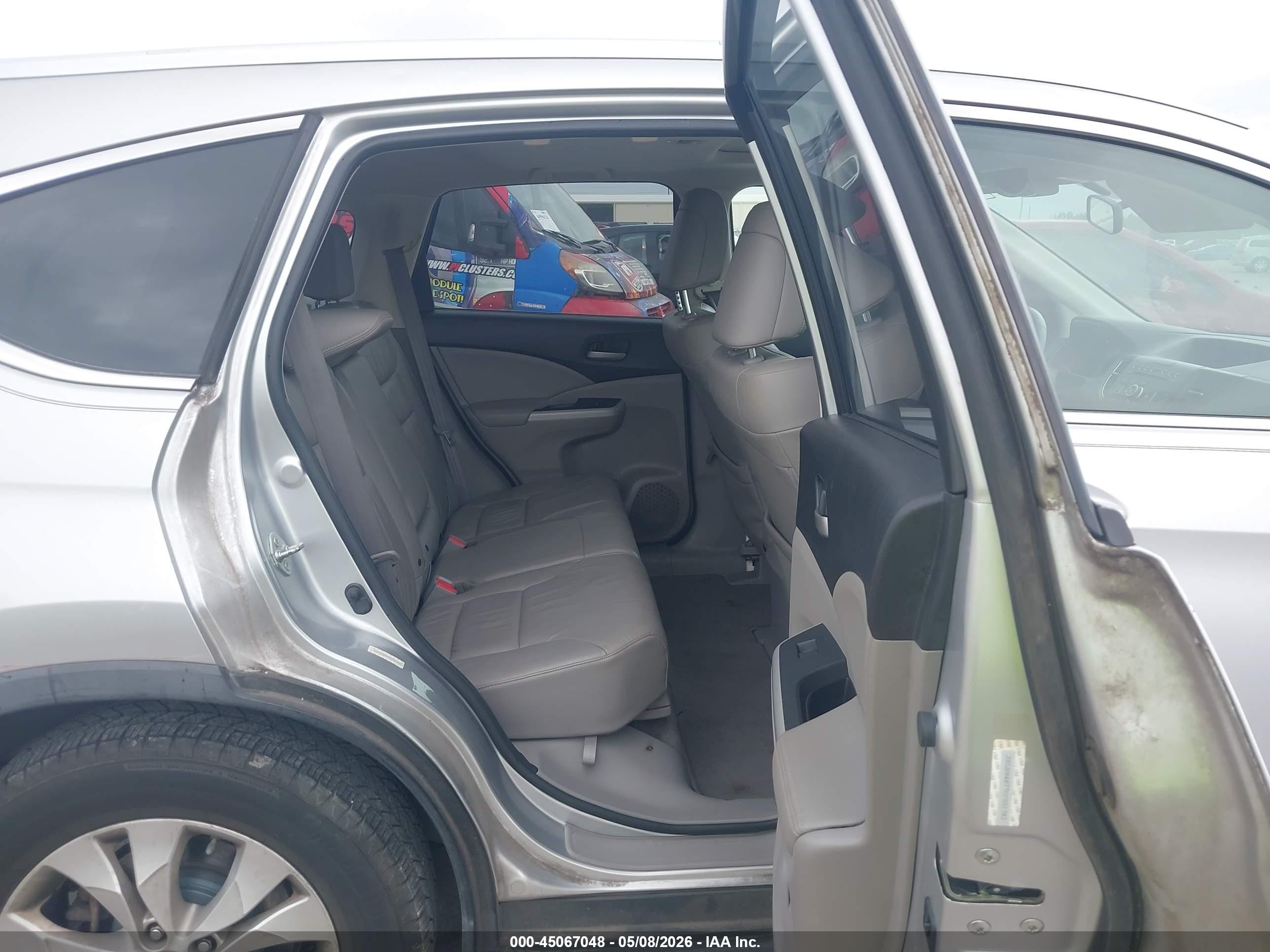 2012 Honda Cr-v Ex-l Silver vin: JHLRM4H77CC001382