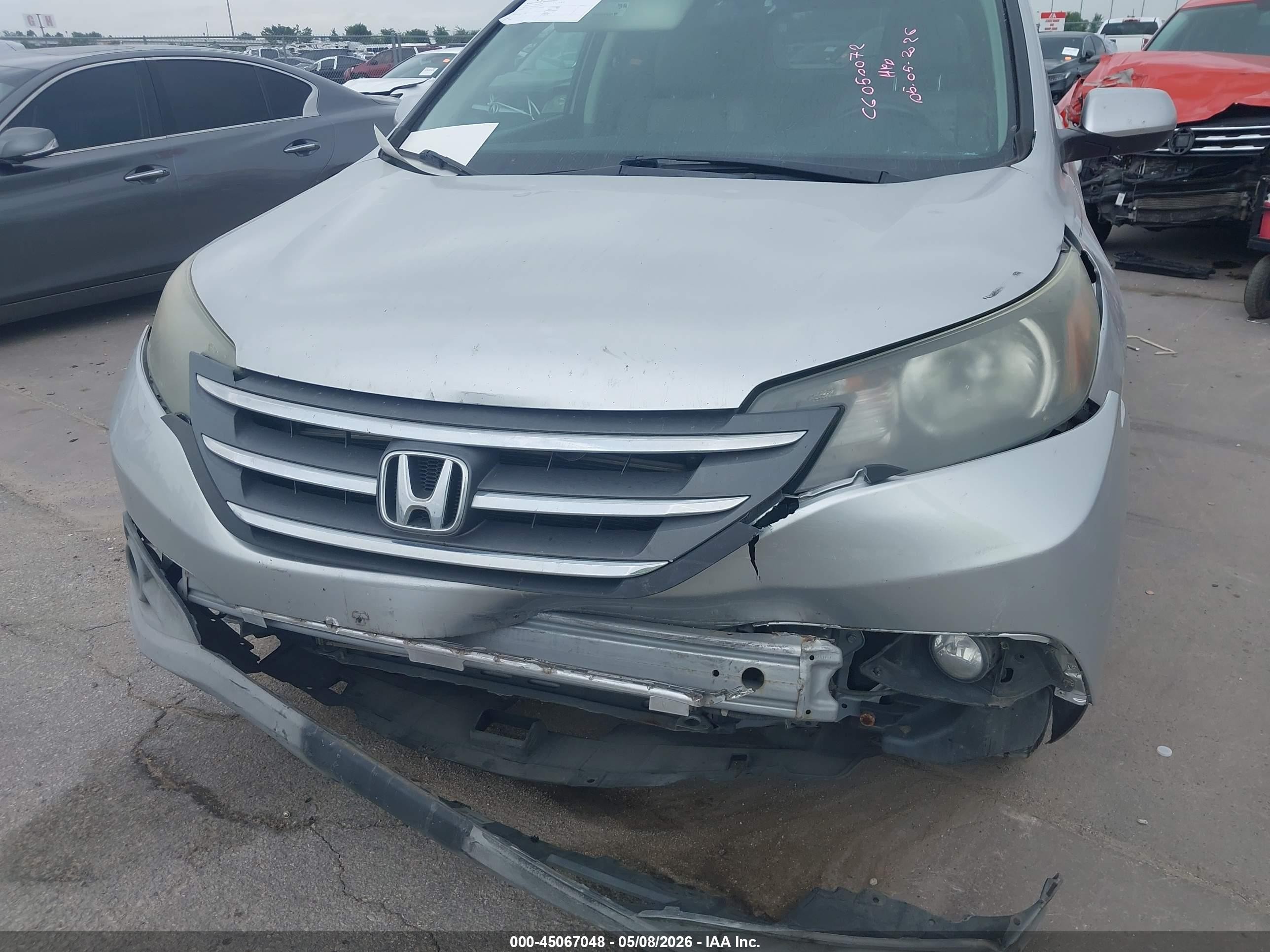 2012 Honda Cr-v Ex-l Silver vin: JHLRM4H77CC001382