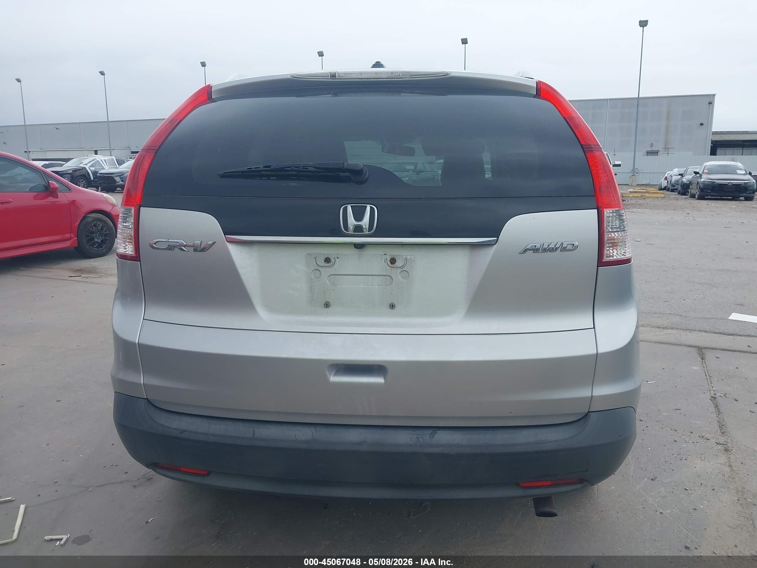 2012 Honda Cr-v Ex-l Silver vin: JHLRM4H77CC001382