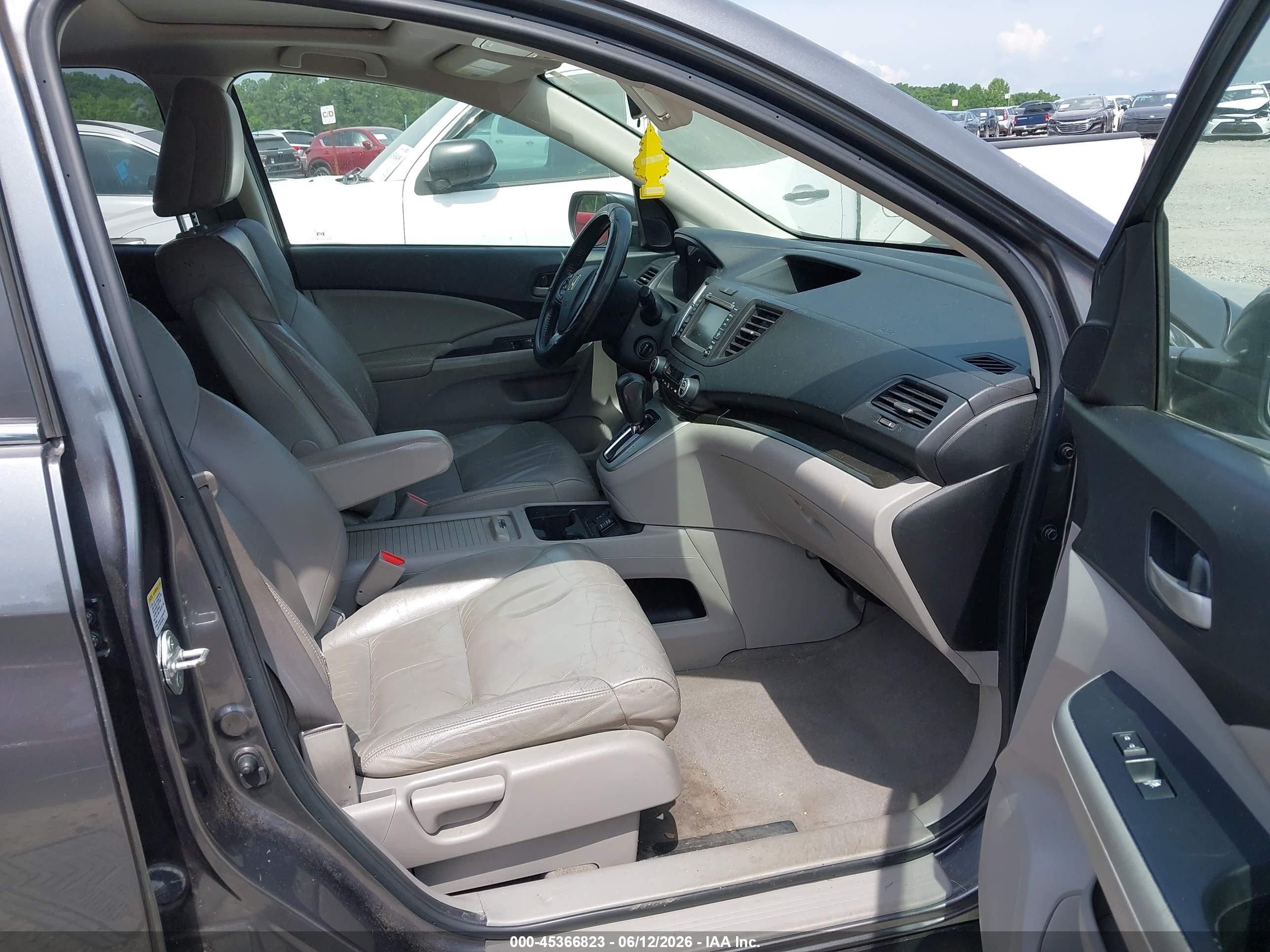 2012 Honda Cr-v Ex-l Серый vin: JHLRM4H77CC003407