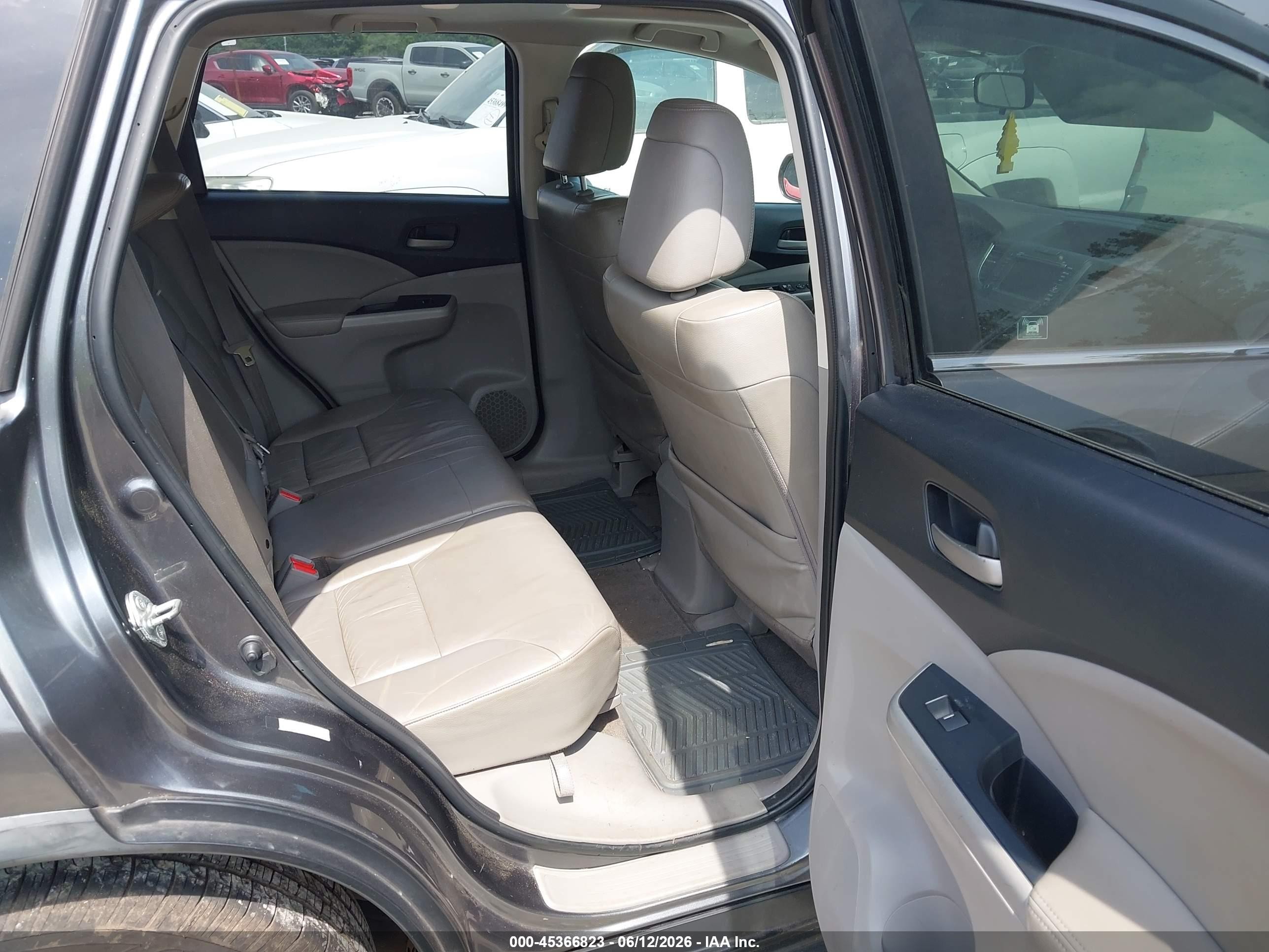 2012 Honda Cr-v Ex-l Серый vin: JHLRM4H77CC003407