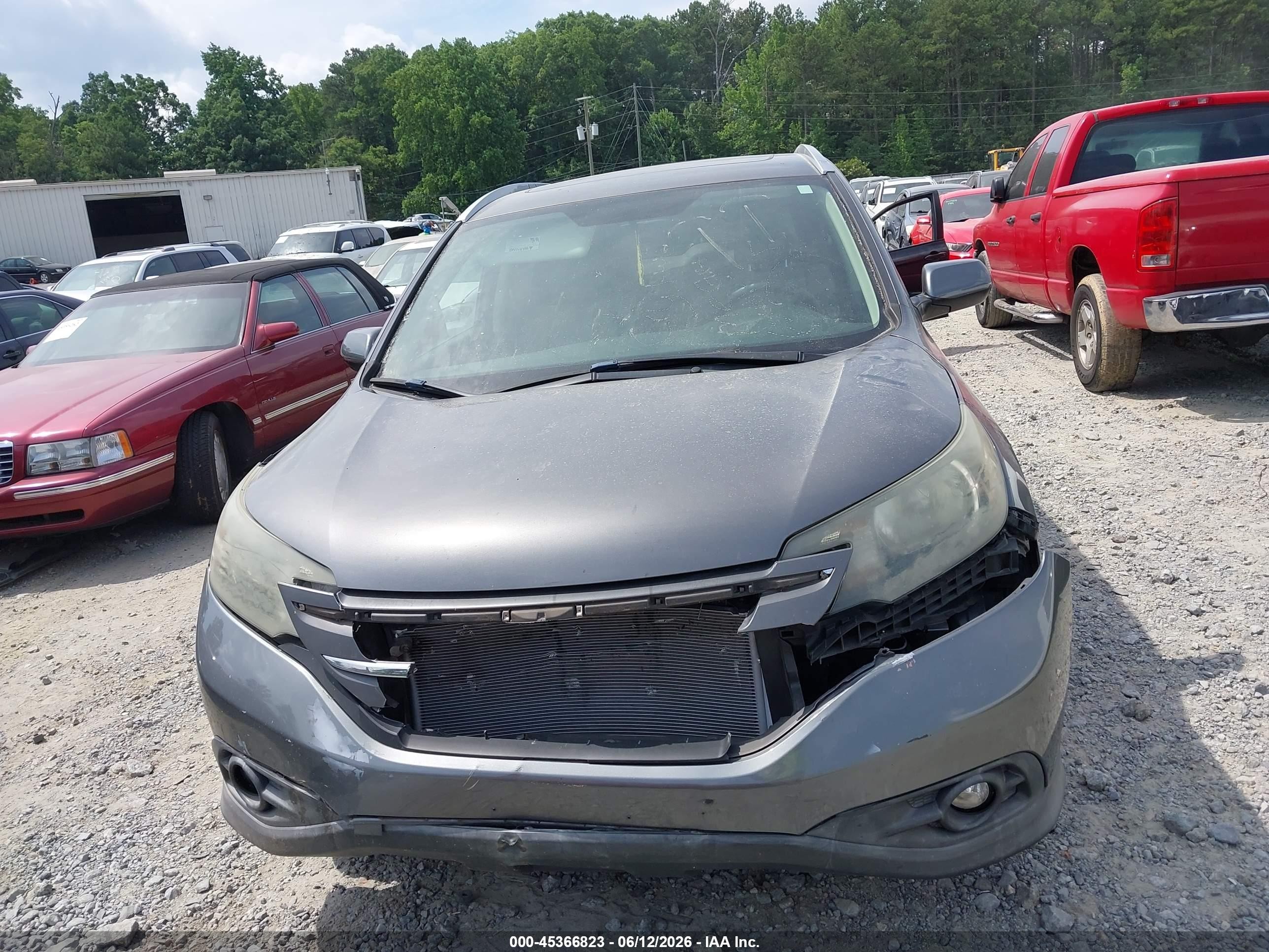 2012 Honda Cr-v Ex-l Серый vin: JHLRM4H77CC003407