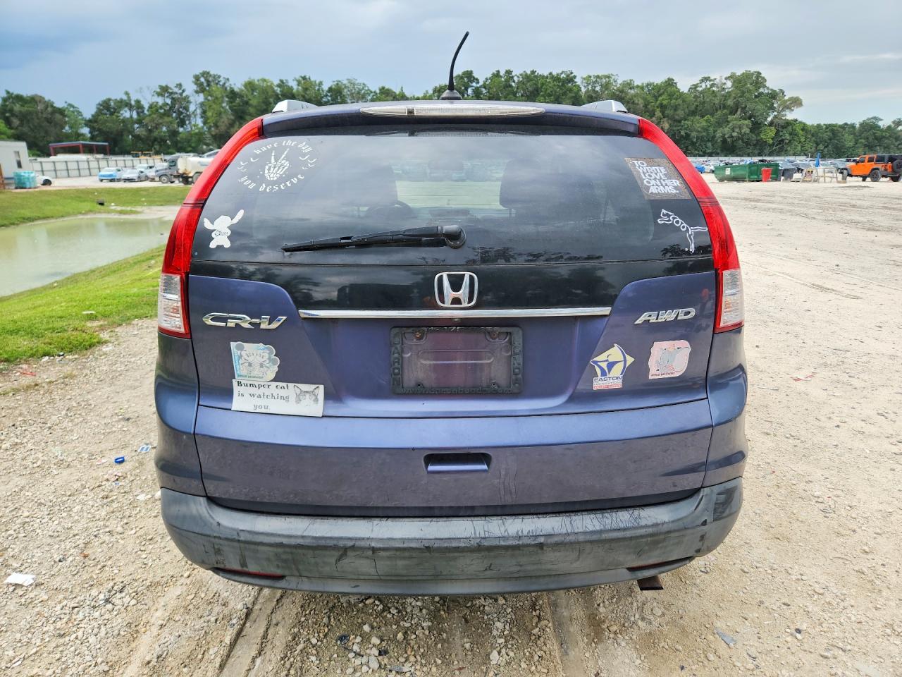 2012 Honda Cr-v Exl Blue vin: JHLRM4H77CC007005