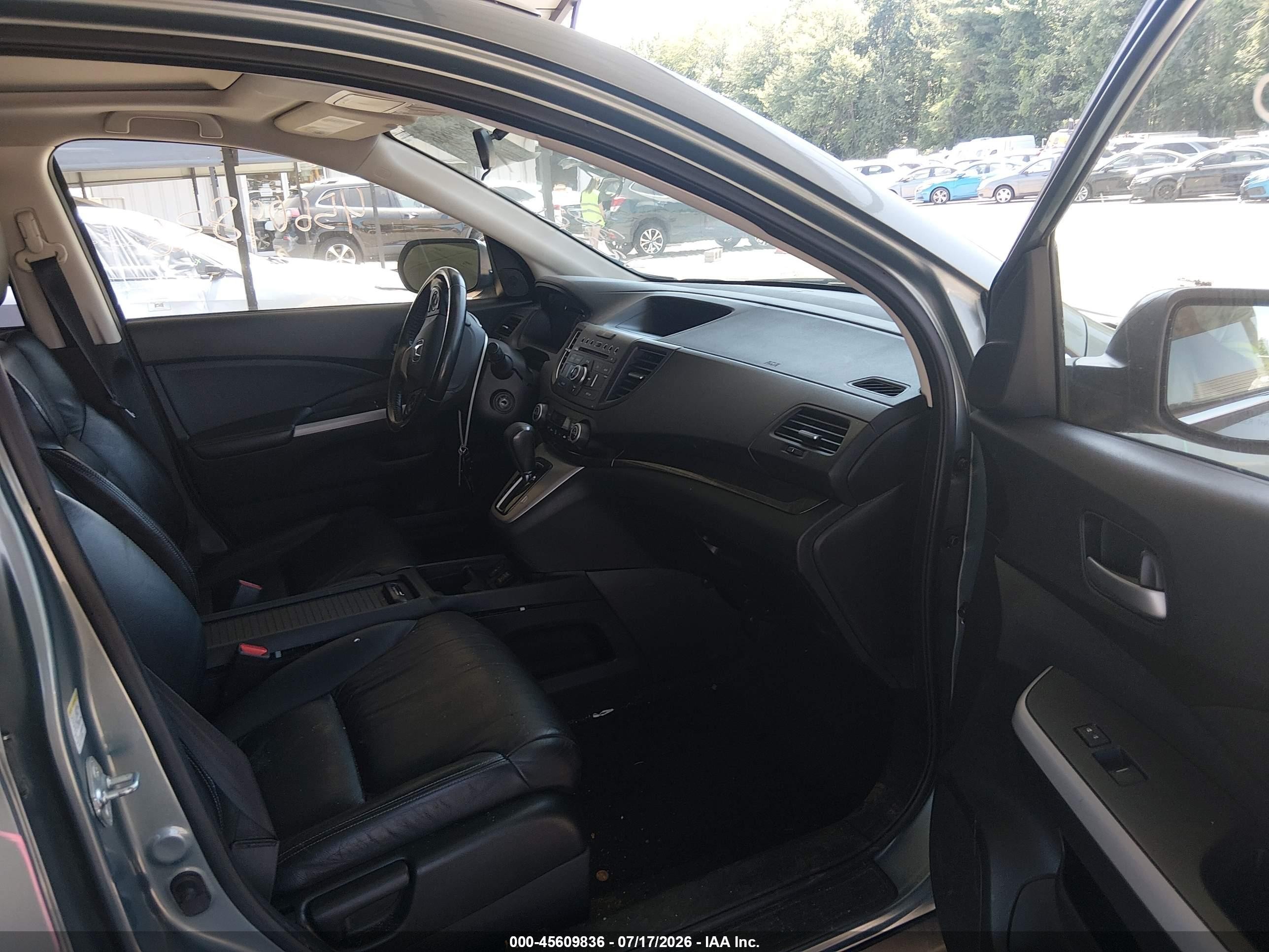 2012 Honda Cr-v Ex-l Зеленый vin: JHLRM4H77CC007215