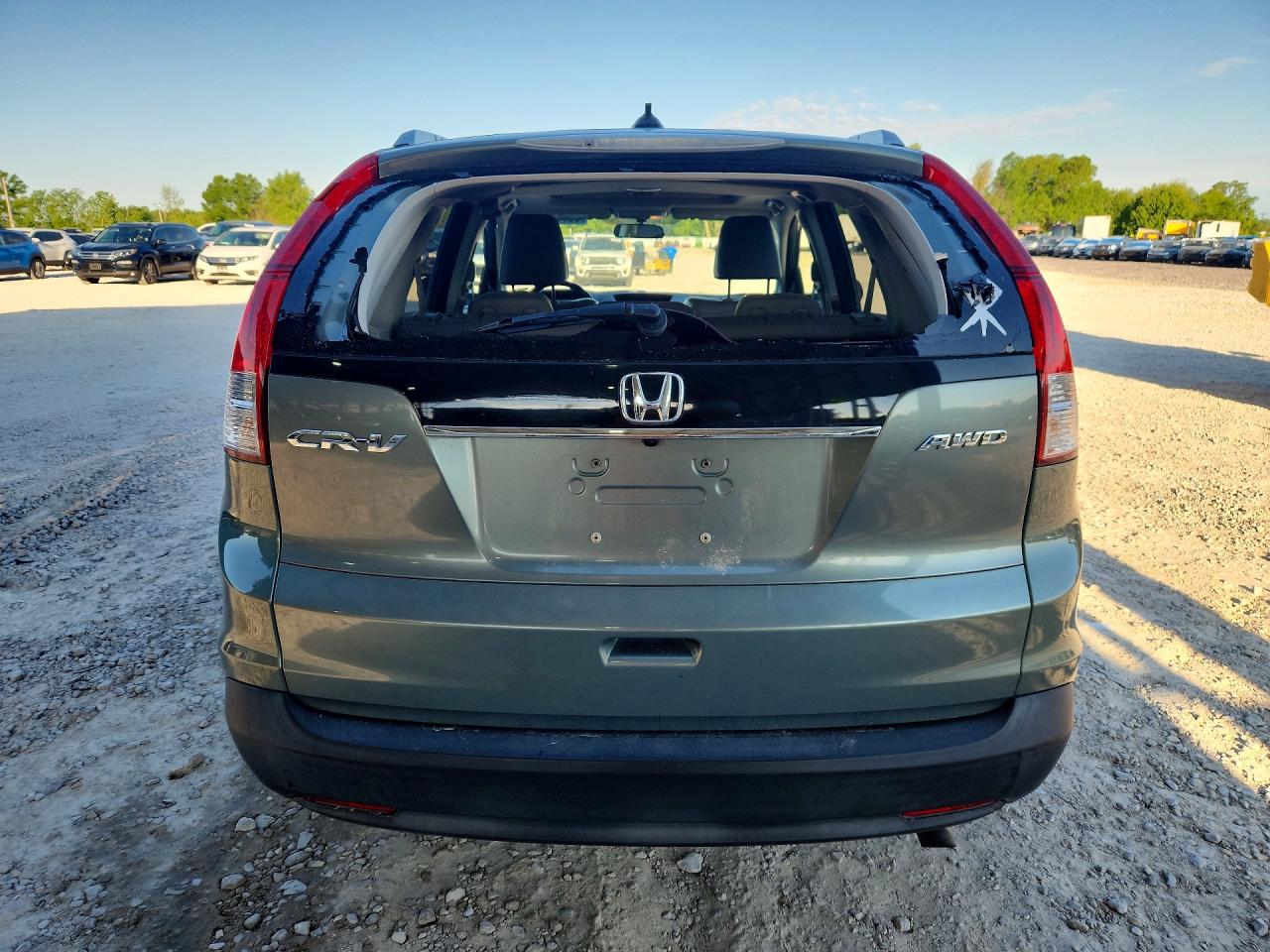 2012 Honda Cr-v Exl Turquoise vin: JHLRM4H77CC012978