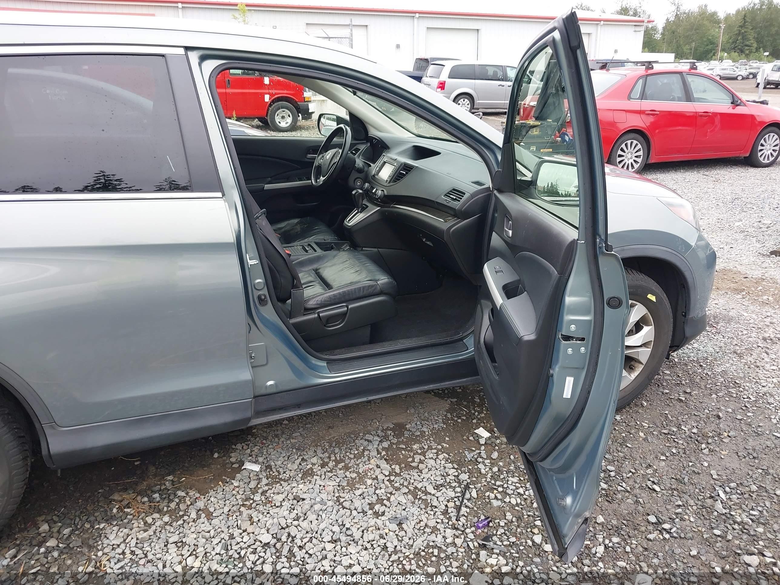 2012 Honda Cr-v Ex-l Gray vin: JHLRM4H77CC014245