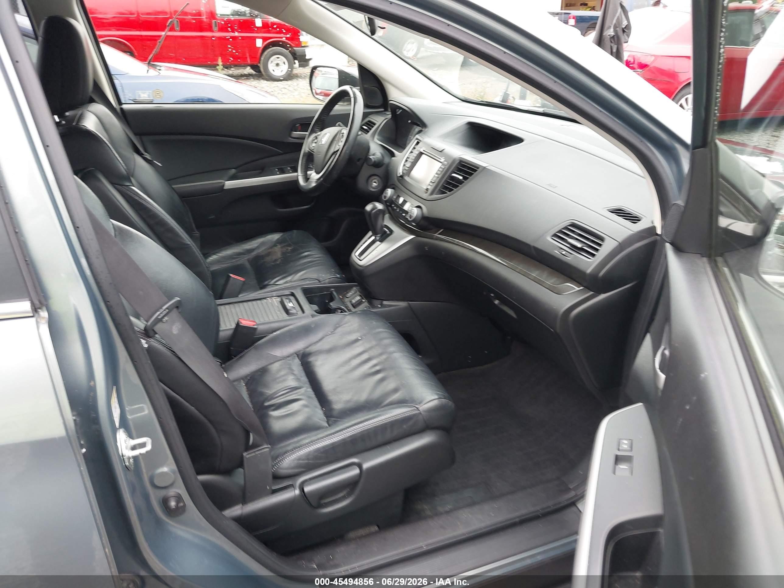2012 Honda Cr-v Ex-l Gray vin: JHLRM4H77CC014245